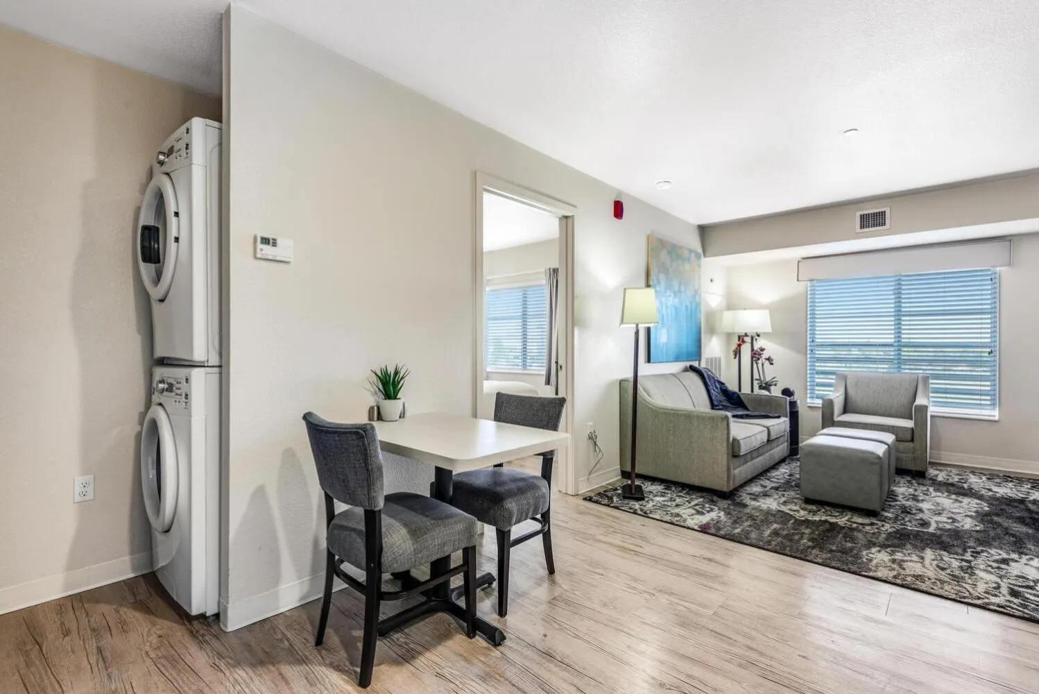 Living room, Bed in WaterWalk Denver Tech Center