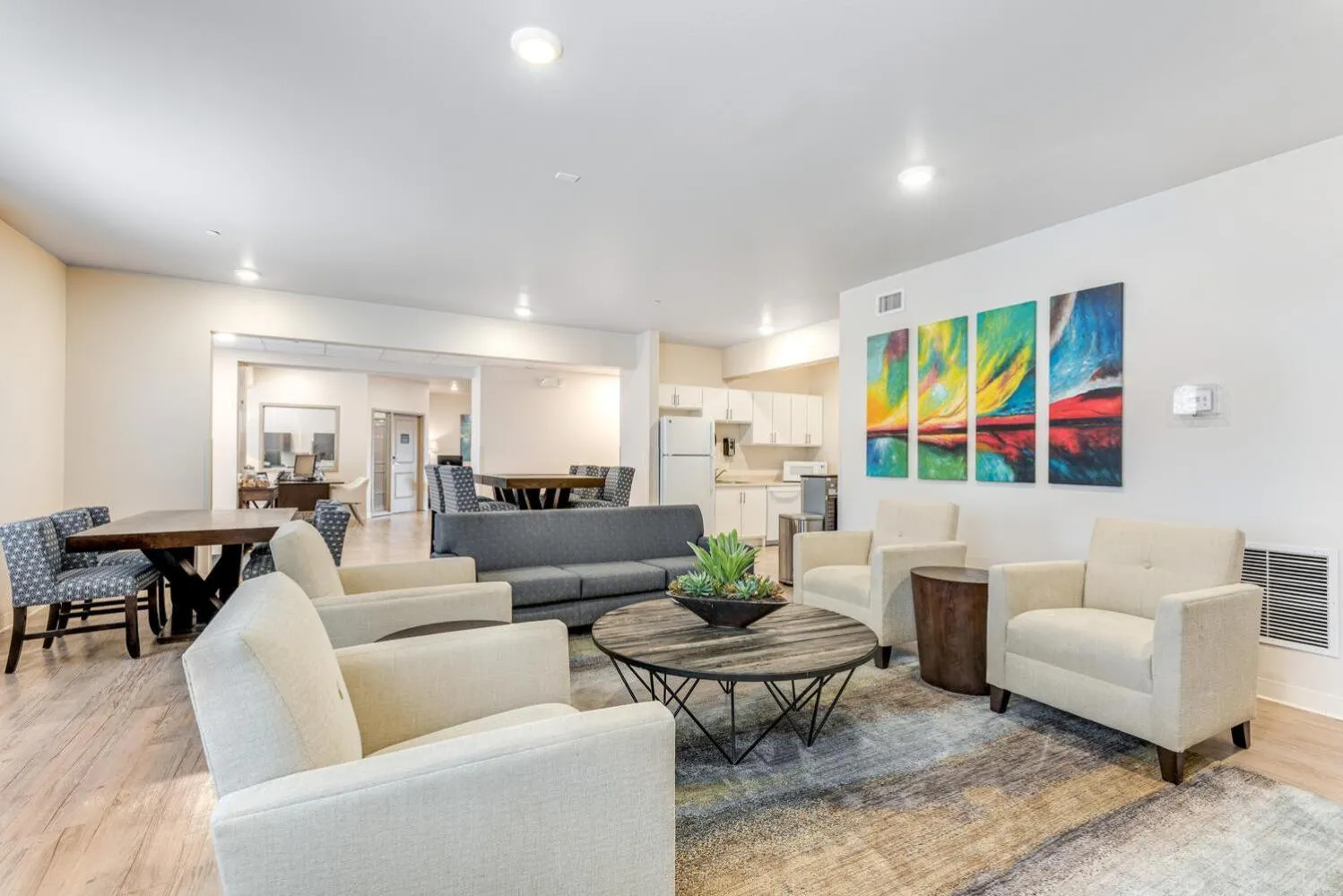 Communal lounge/ TV room in WaterWalk Denver Tech Center