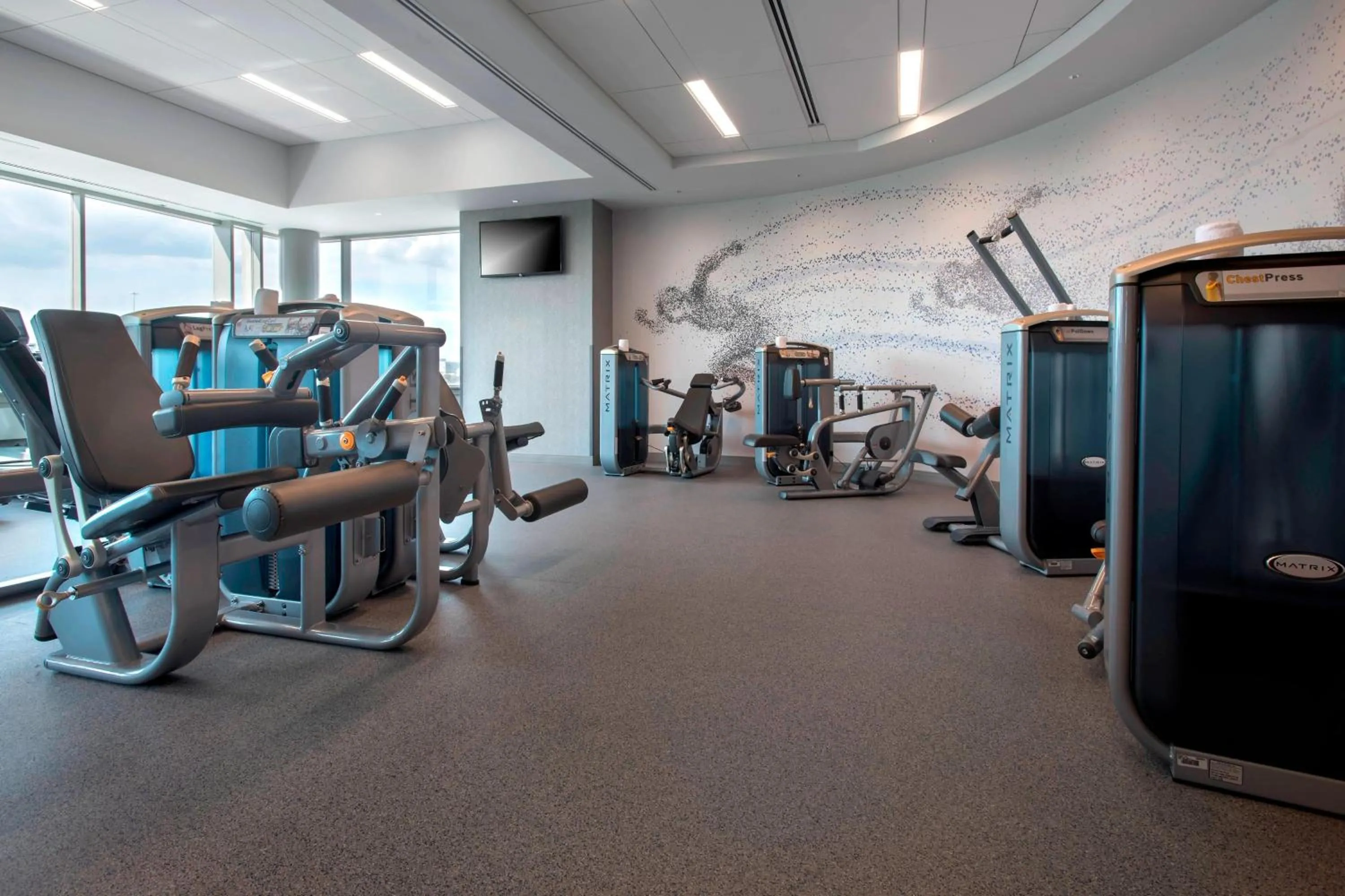 Fitness centre/facilities in Philadelphia Airport Marriott