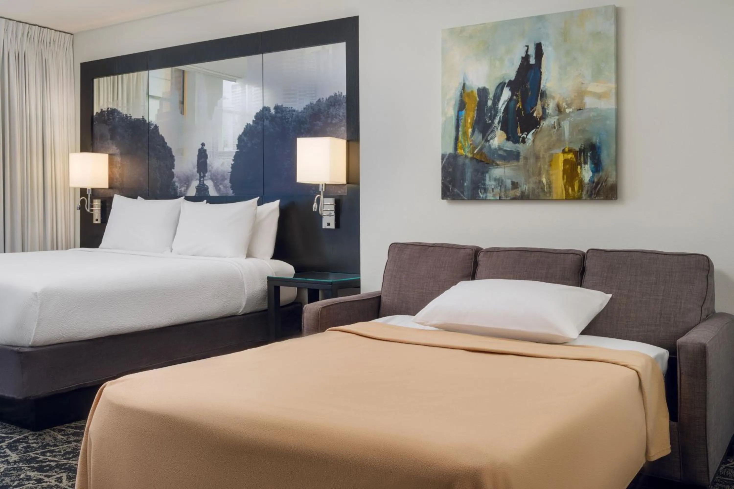 Photo of the whole room, Bed in Residence Inn by Marriott Philadelphia Center City