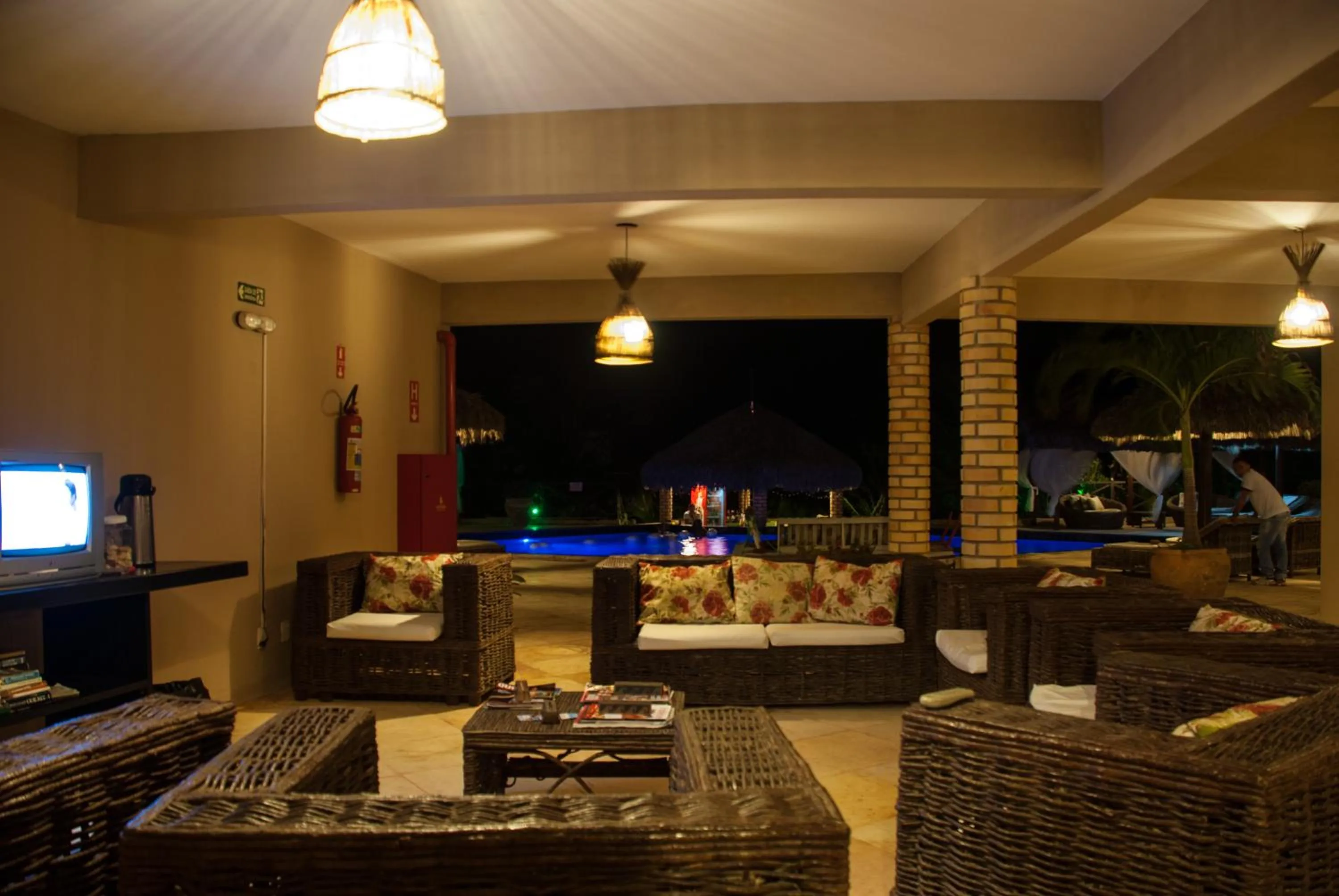 Lobby or reception in Pousada Aruana