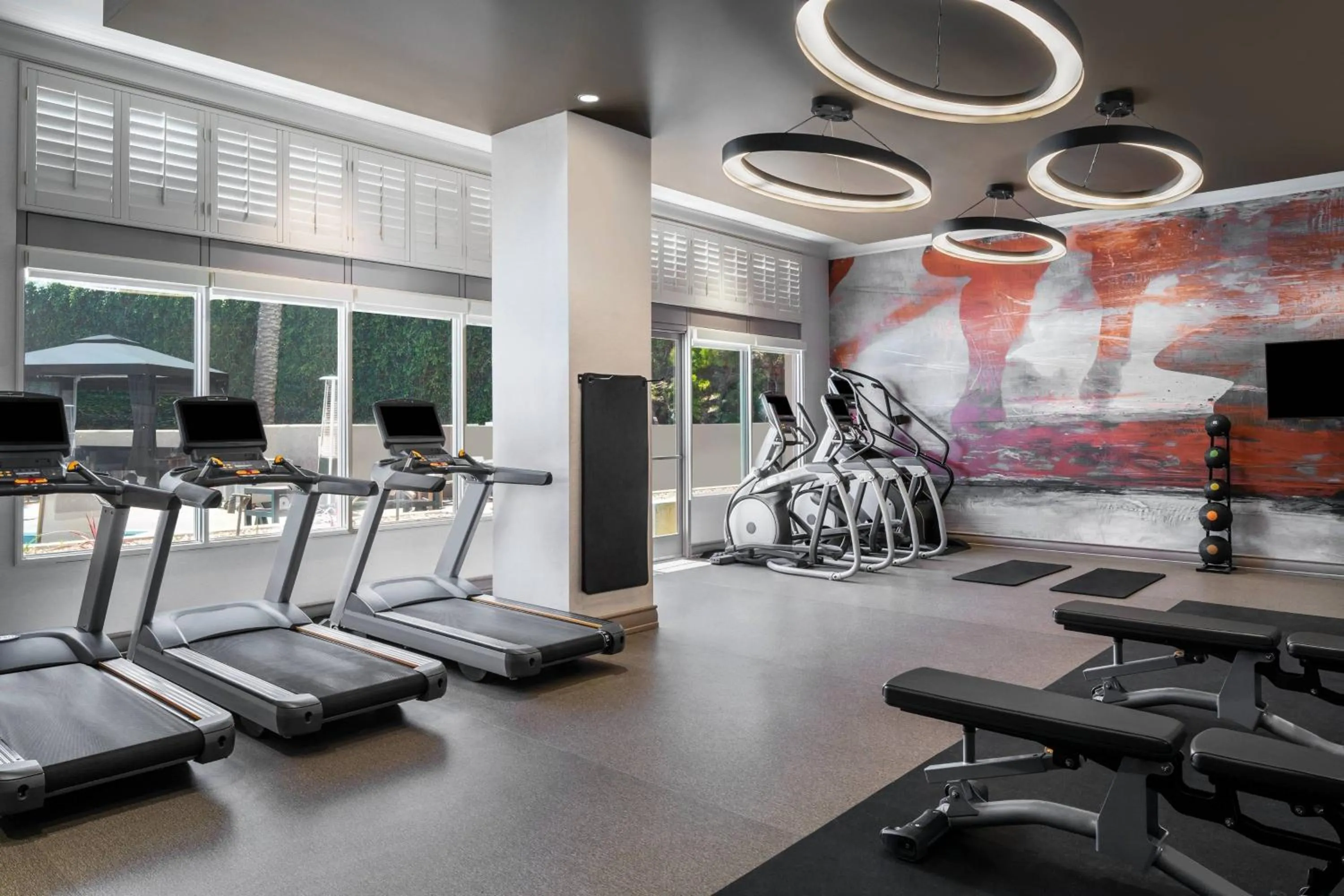 Fitness centre/facilities in San Diego Marriott Del Mar