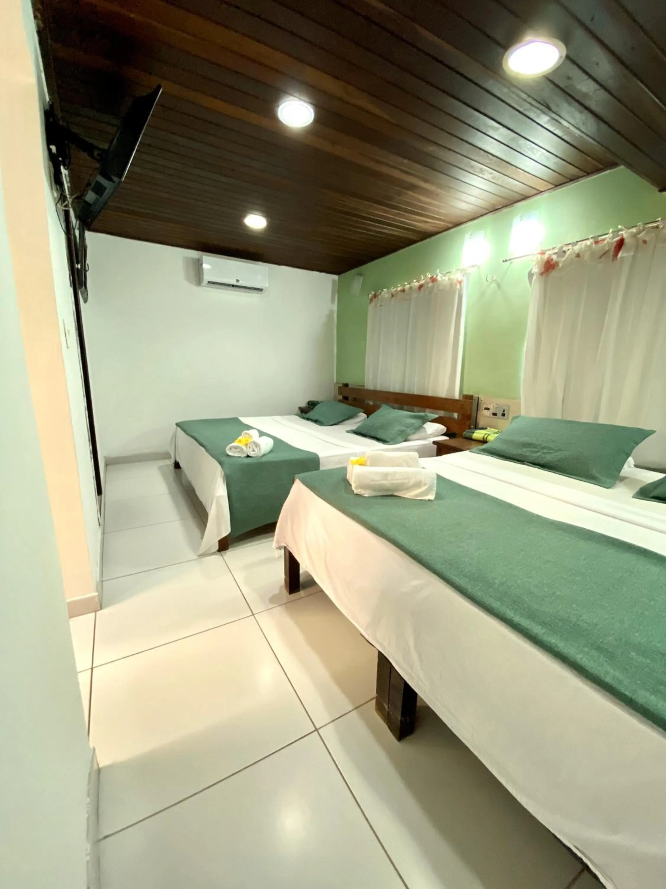 Bed in Pousada Marajoara - Pipa