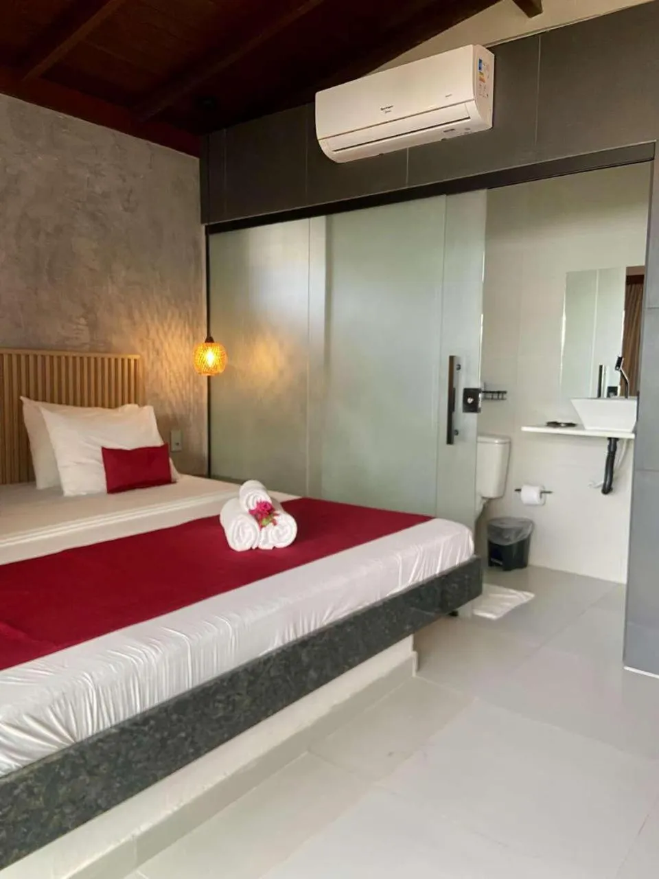 Bed in Pousada Marajoara - Pipa