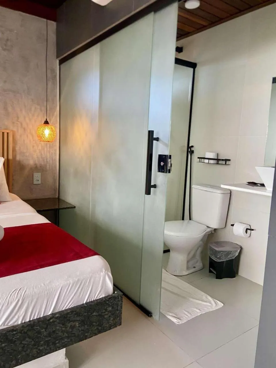 Bed in Pousada Marajoara - Pipa