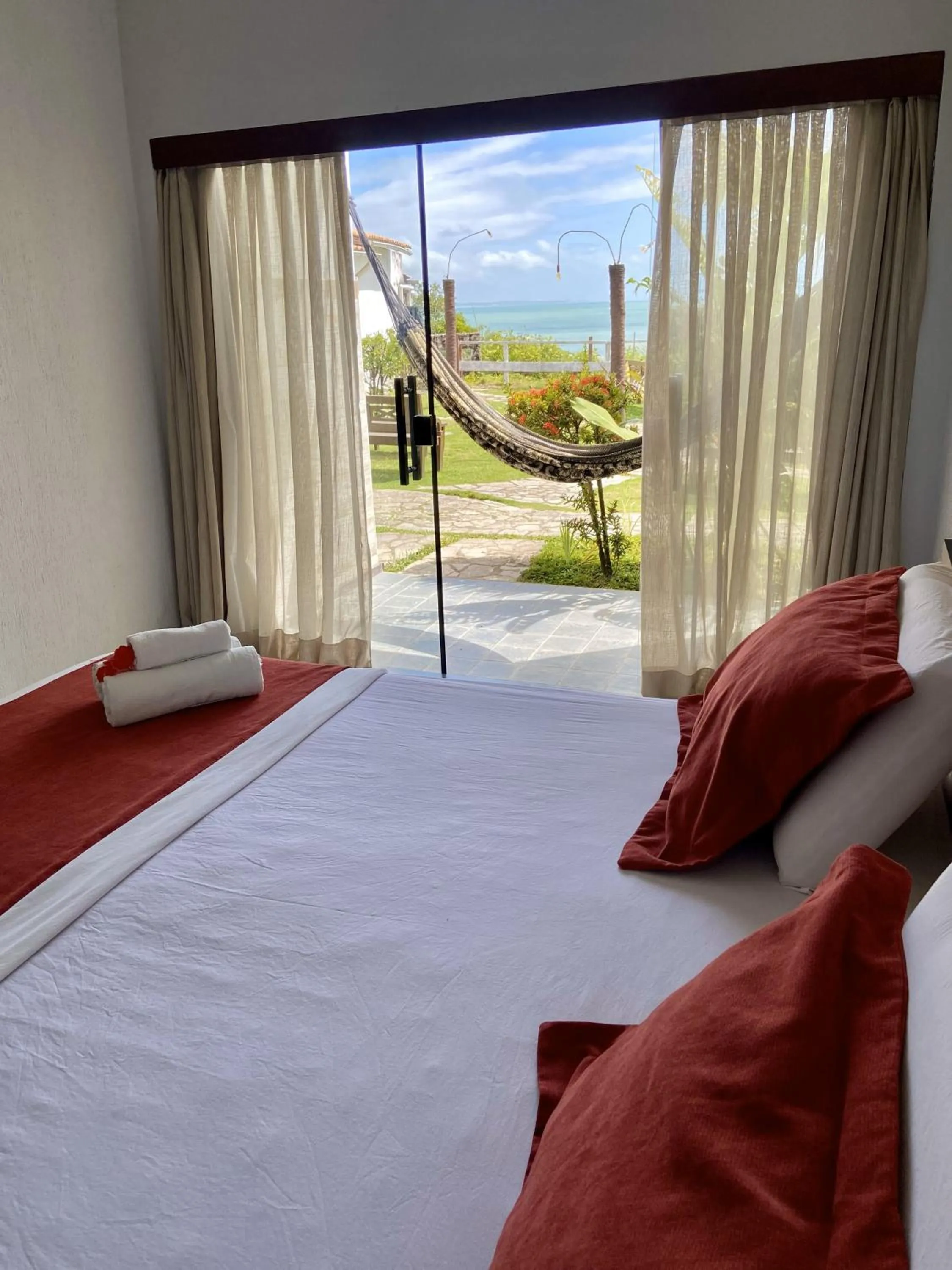 Bed in Pousada Marajoara - Pipa