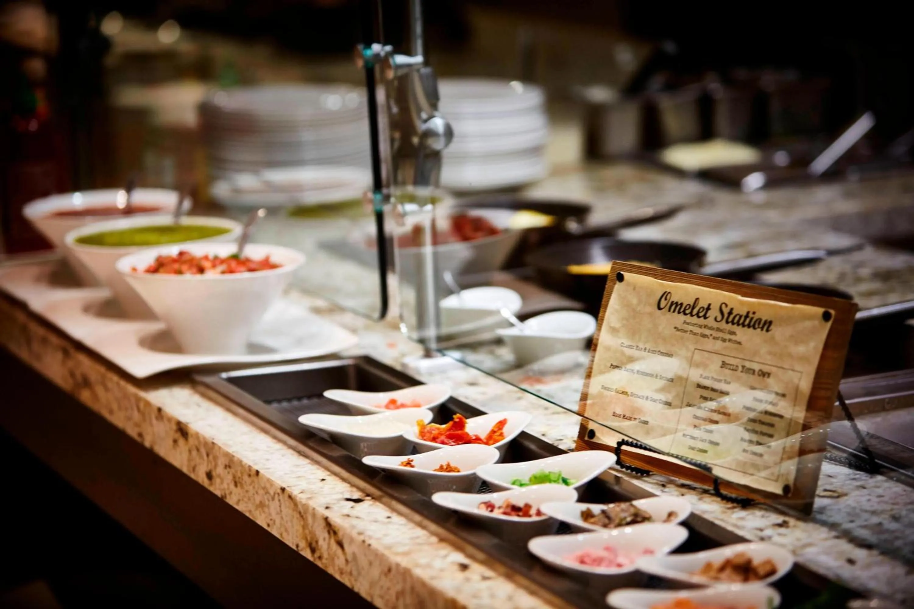 Breakfast in Marriott Marquis San Diego Marina