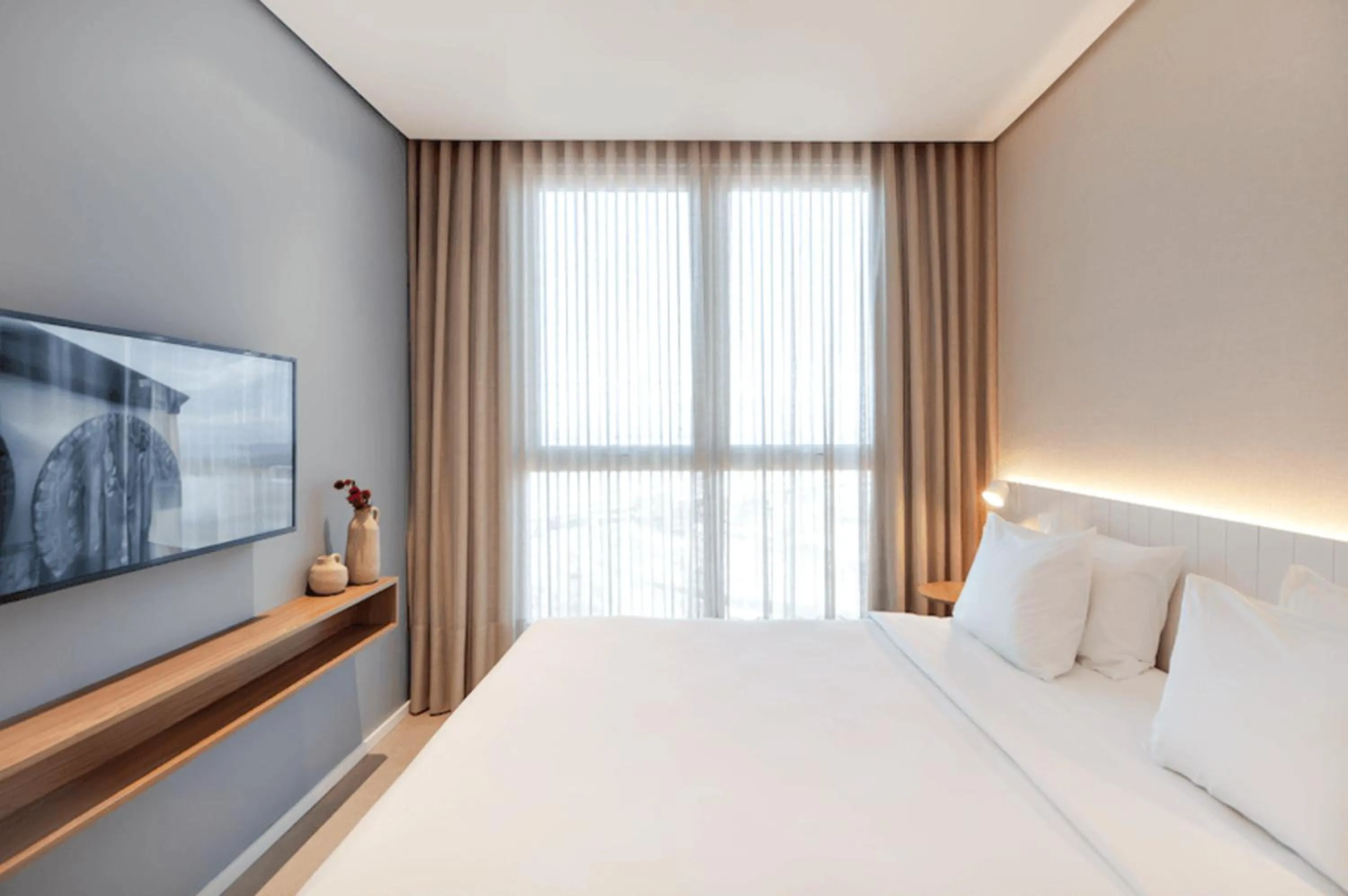 Bedroom, Bed in Intercity Florianopolis