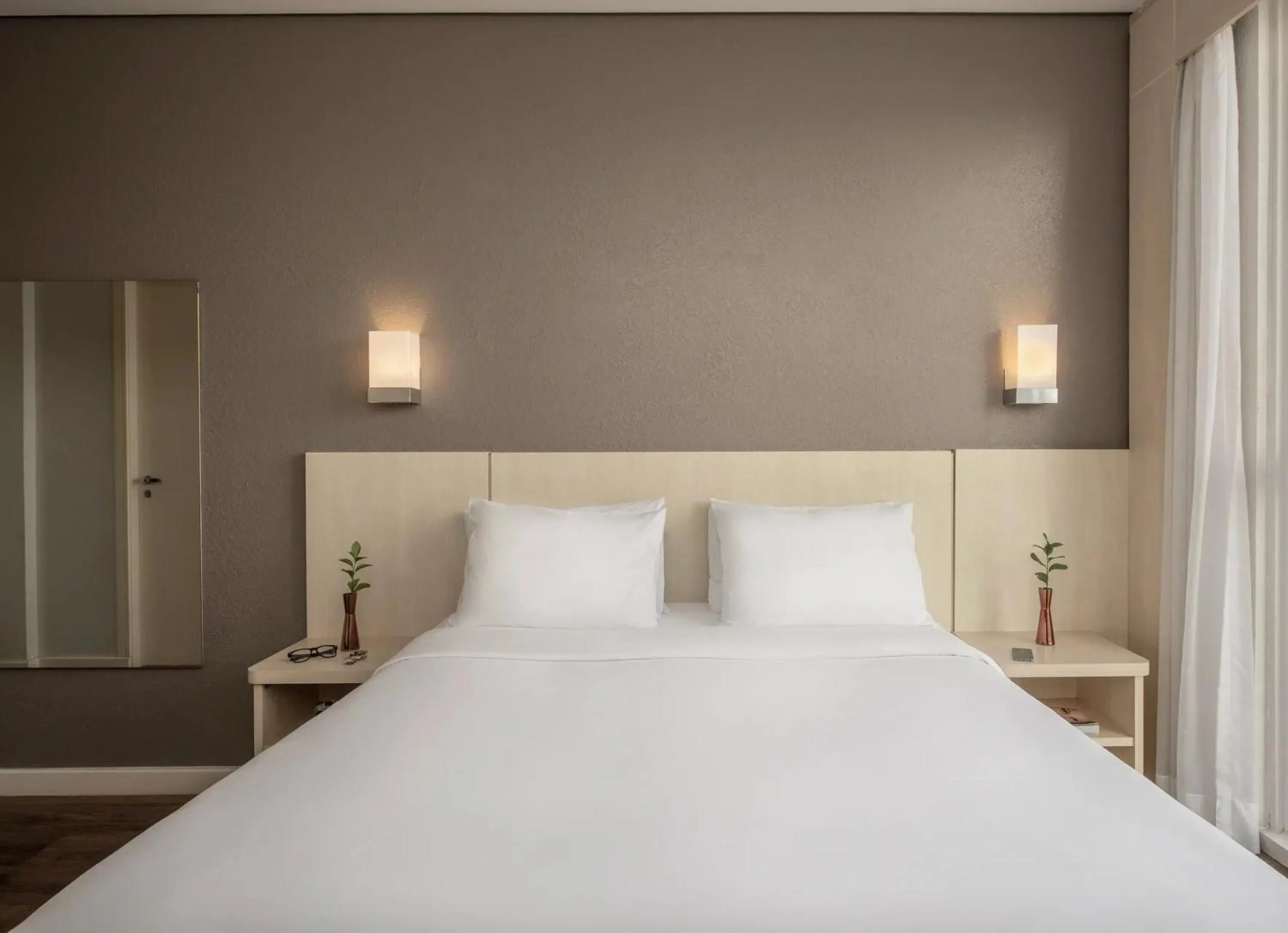 Bedroom, Bed in Intercity Florianopolis