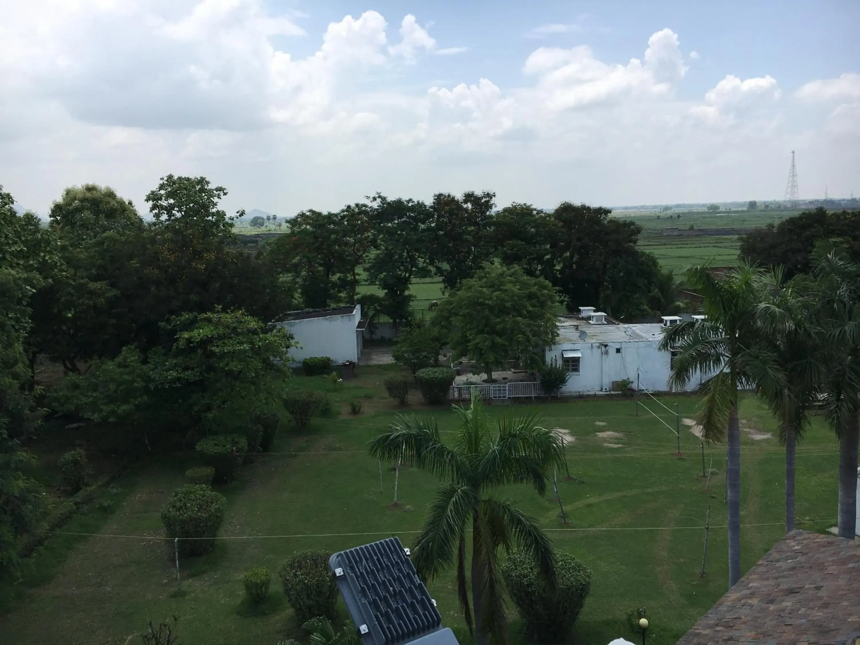 Garden view in Indo Hokke Hotel Garden view in Indo Hokke Hotel
