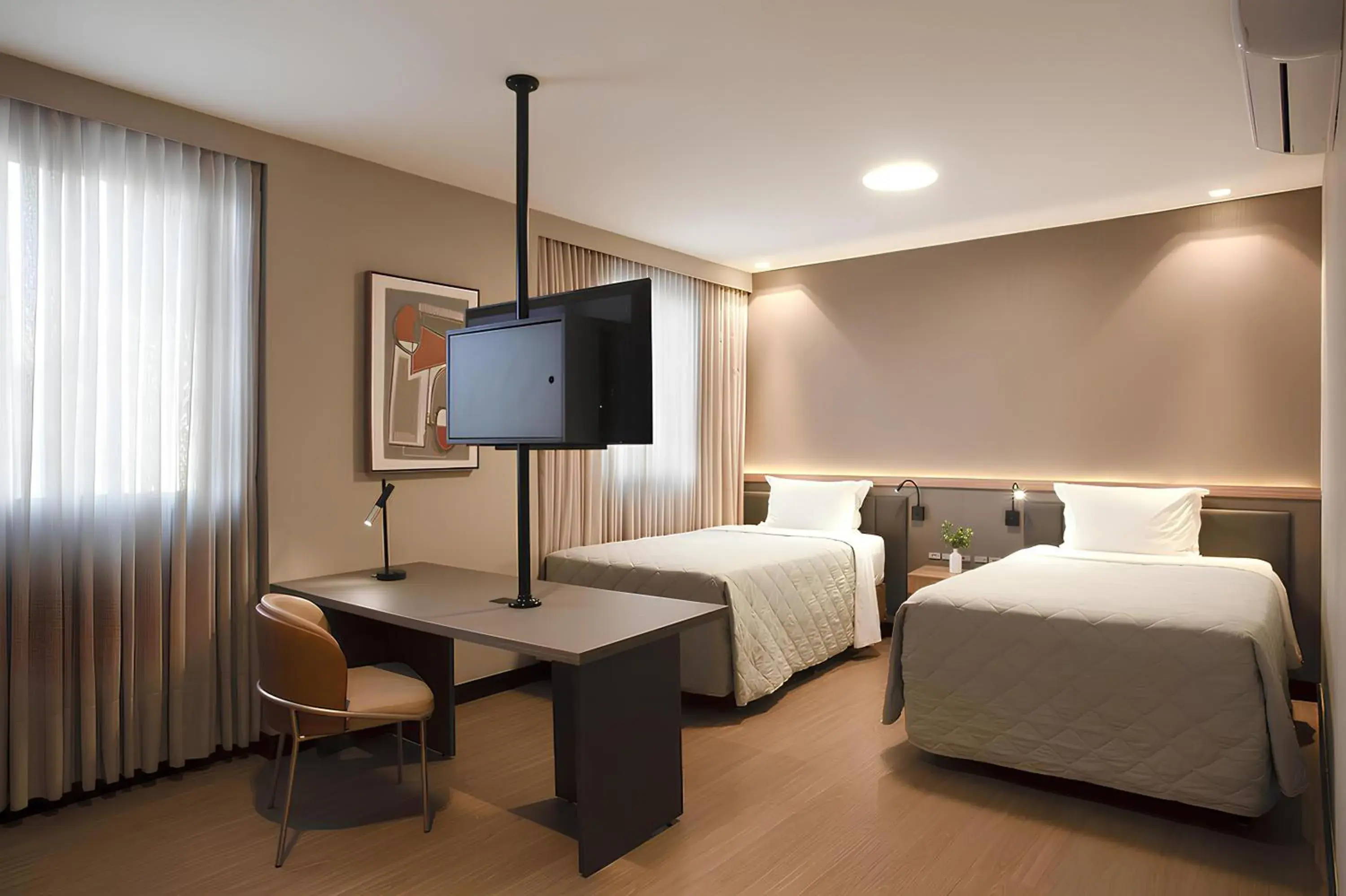 Decorative detail, Bed in Intercity Cuiabá Decorative detail, Bed in Intercity Cuiabá