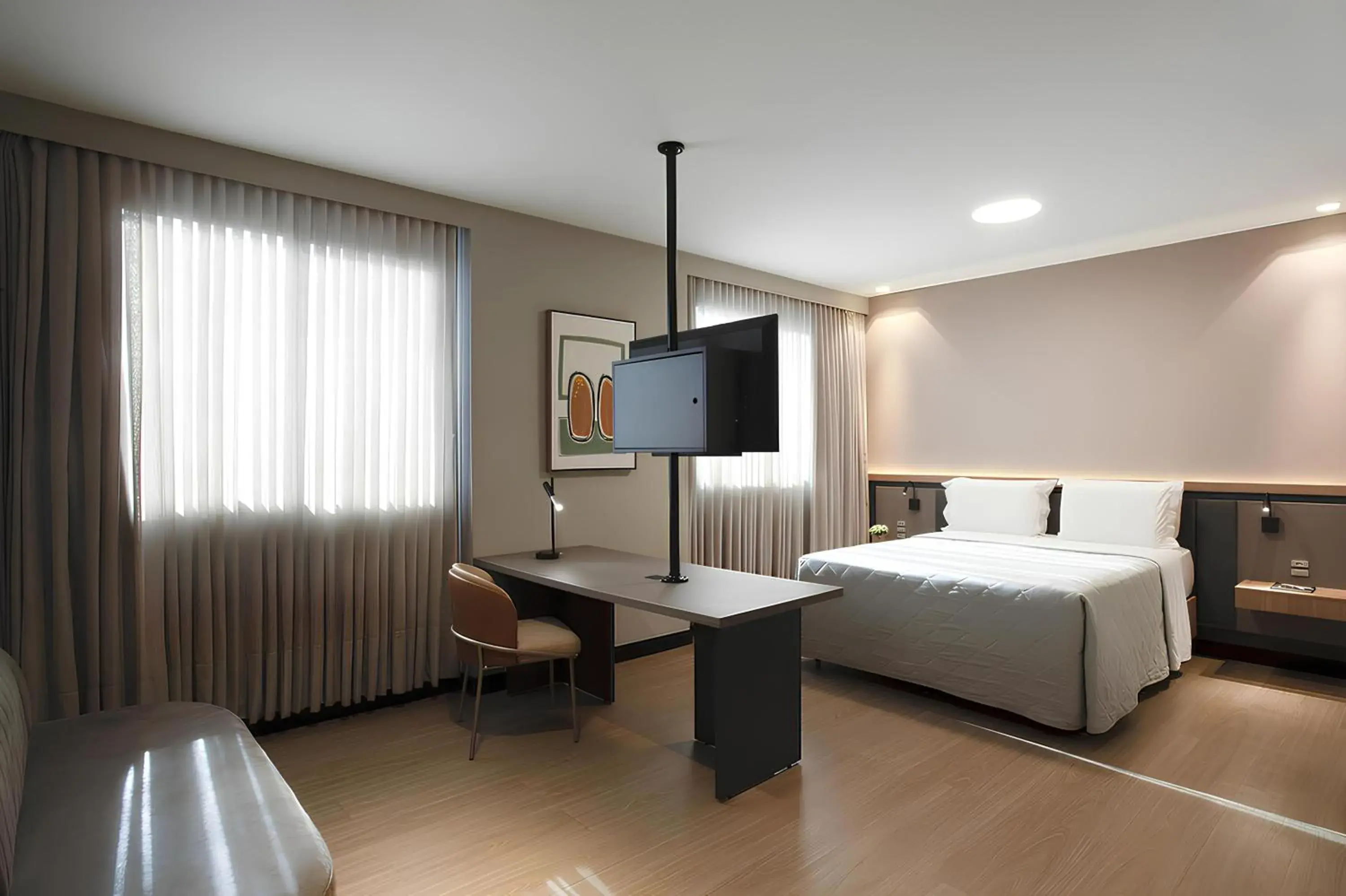 Decorative detail, Bed in Intercity Cuiabá Decorative detail, Bed in Intercity Cuiabá