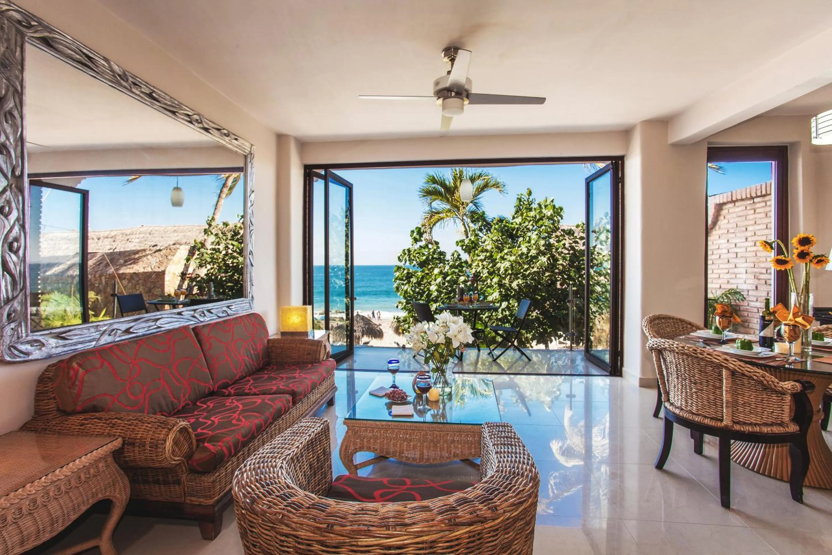 Living room in Vallarta Shores Beach Hotel