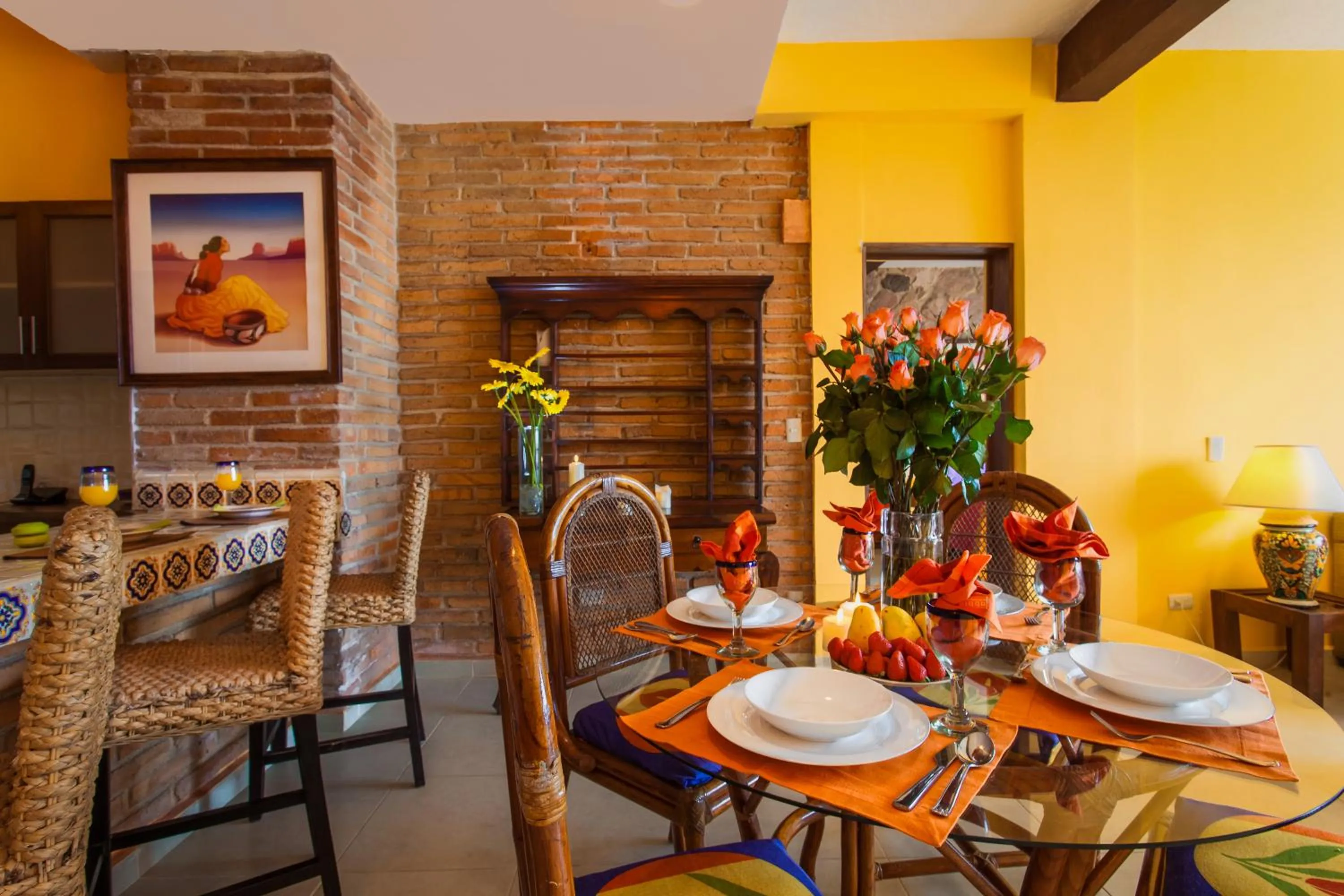 Dining area in Vallarta Shores Beach Hotel
