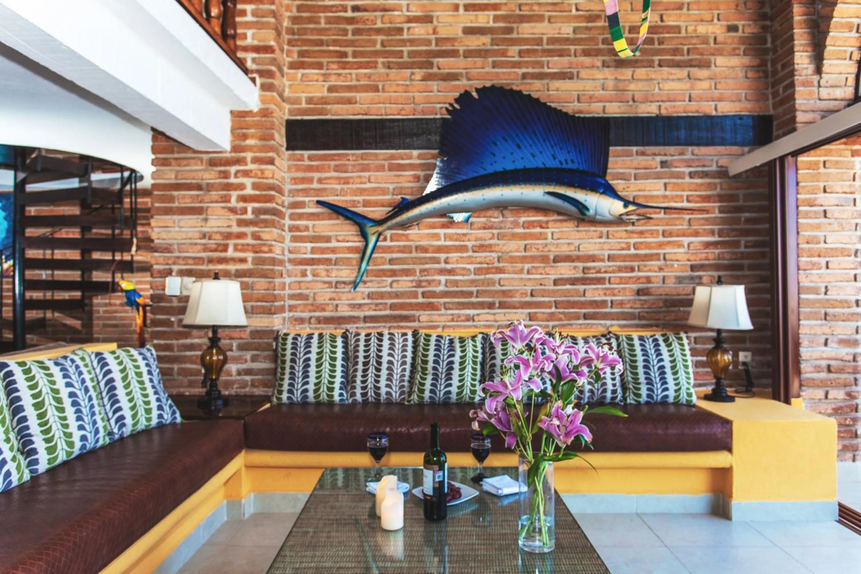 Living room in Vallarta Shores Beach Hotel