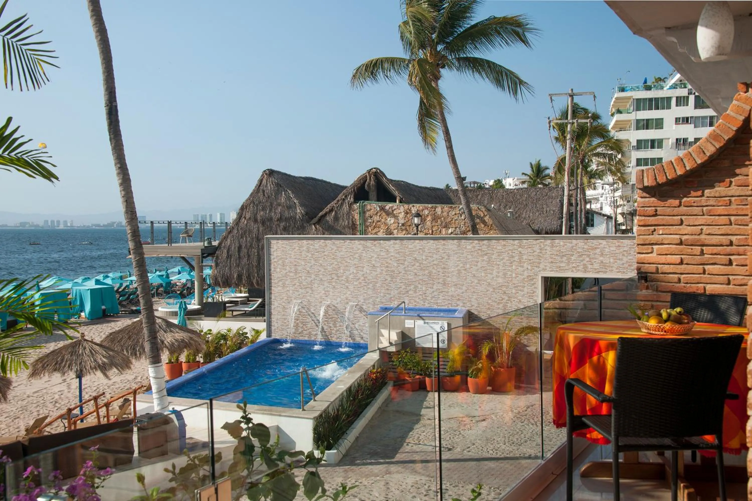 Pool view in Vallarta Shores Beach Hotel