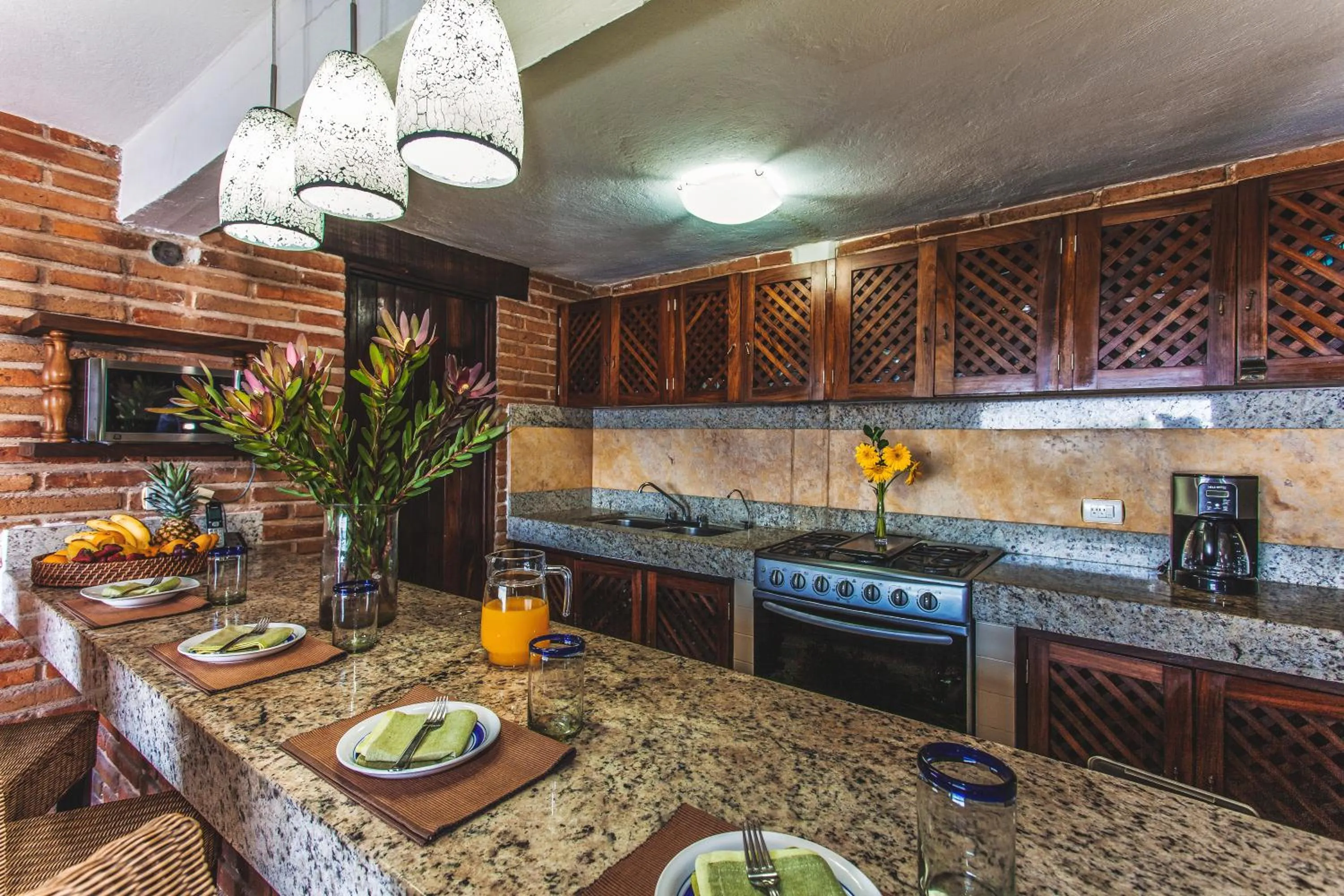 Kitchen or kitchenette in Vallarta Shores Beach Hotel