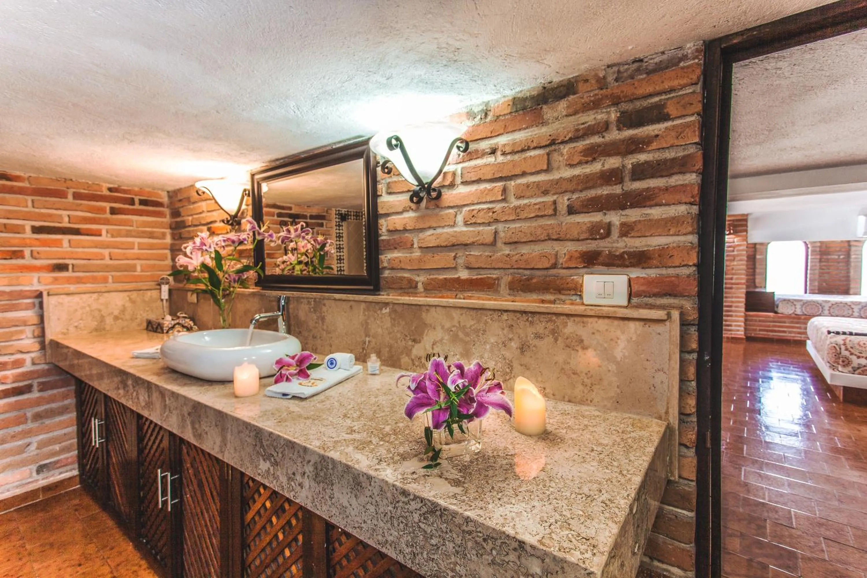 Bathroom in Vallarta Shores Beach Hotel