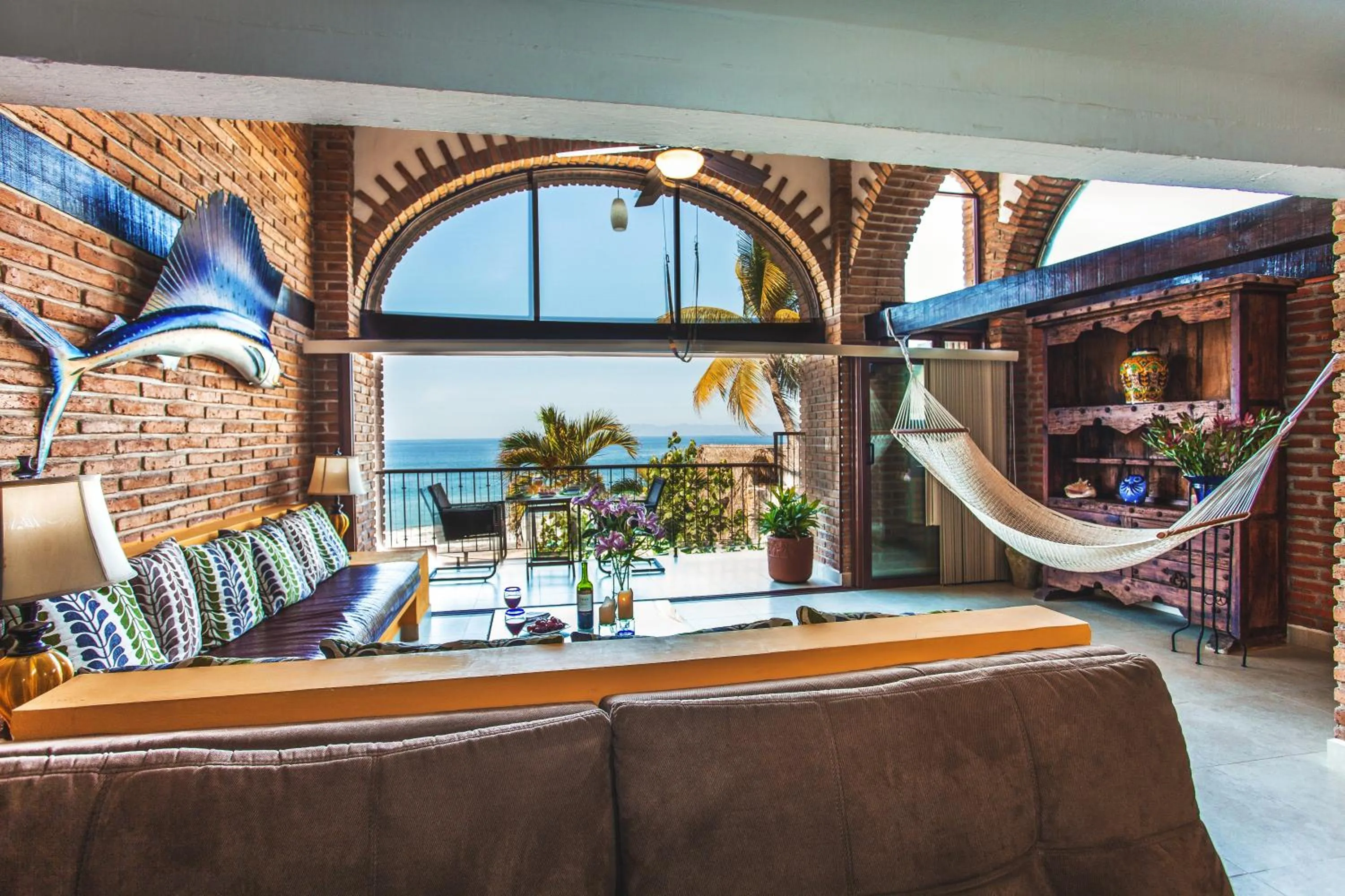 Living room in Vallarta Shores Beach Hotel