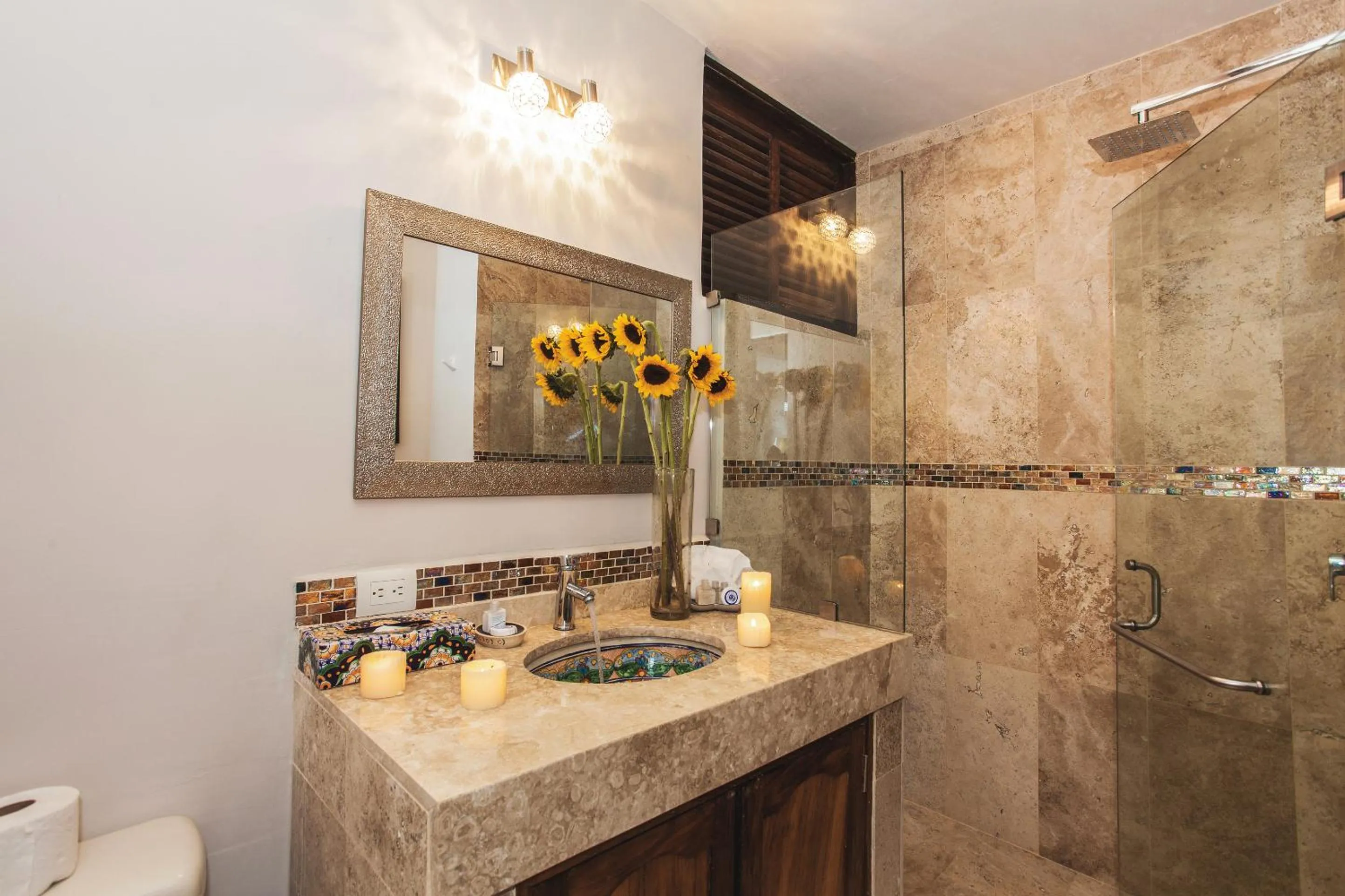 Bathroom in Vallarta Shores Beach Hotel