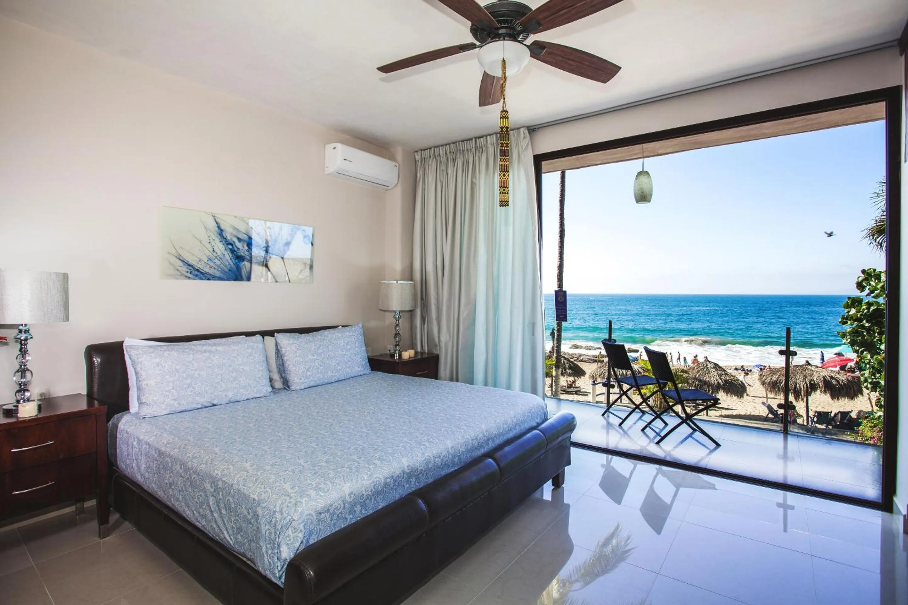 Photo of the whole room, Bed in Vallarta Shores Beach Hotel