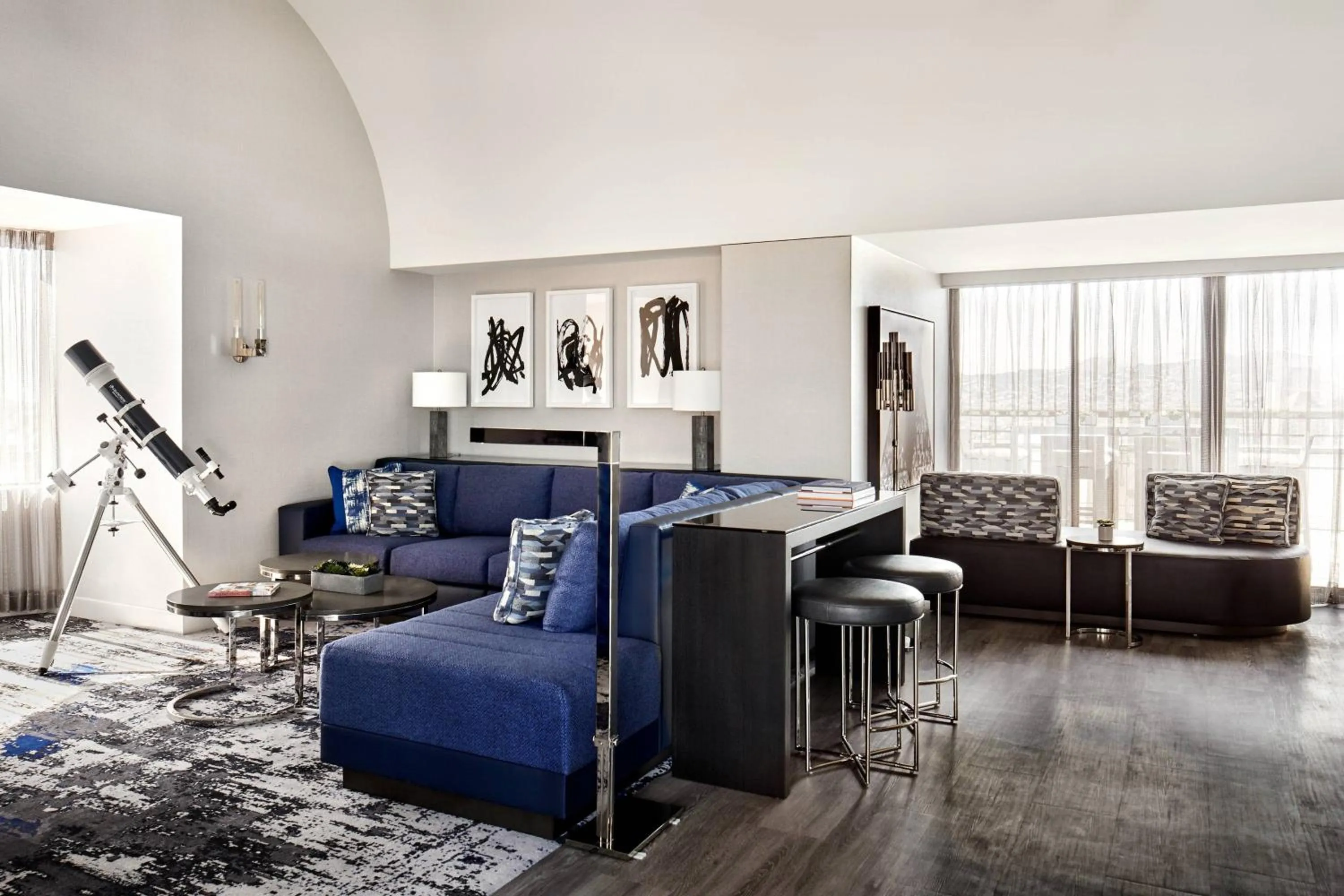 Living room in San Francisco Marriott Marquis Union Square