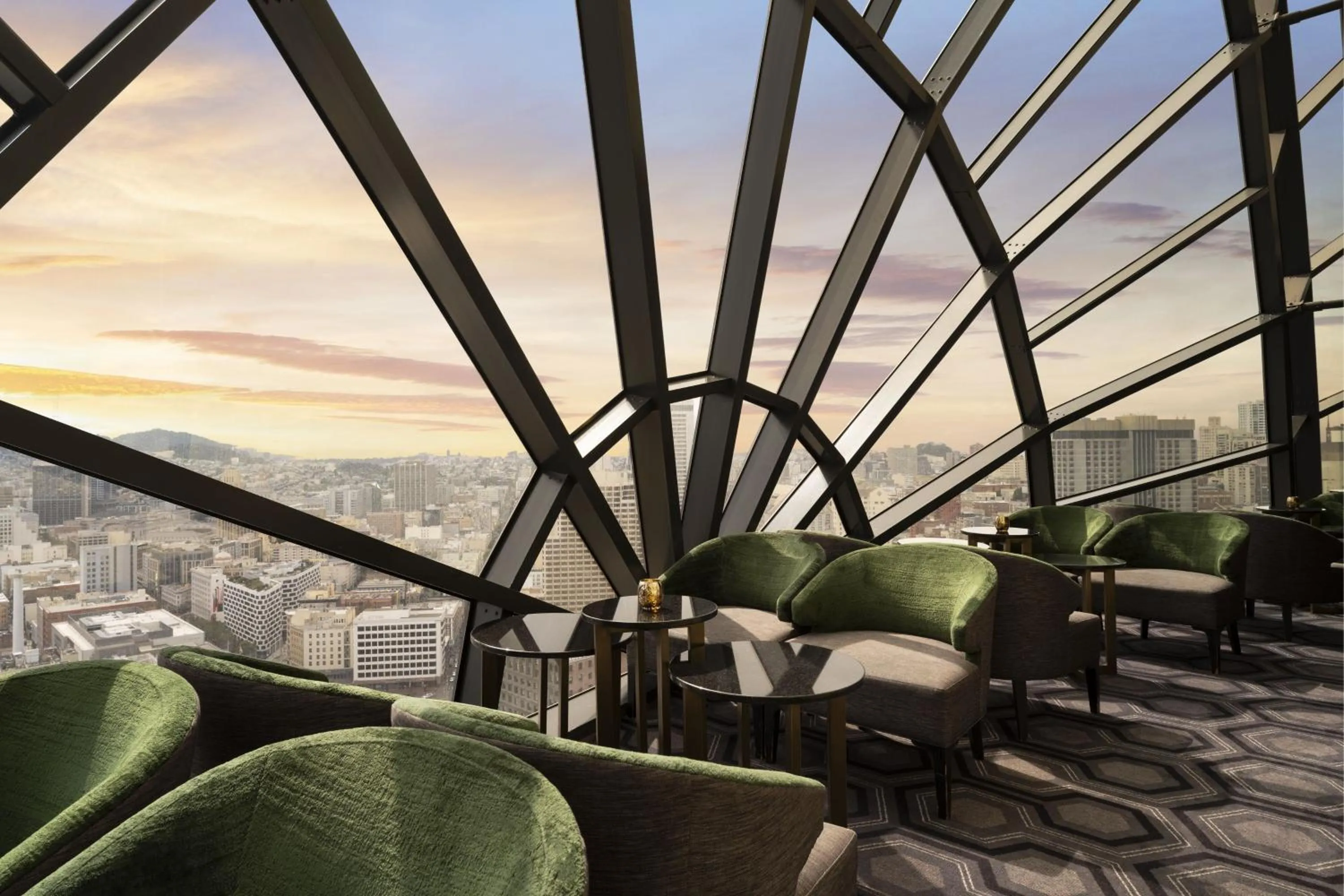 Lounge or bar in San Francisco Marriott Marquis Union Square