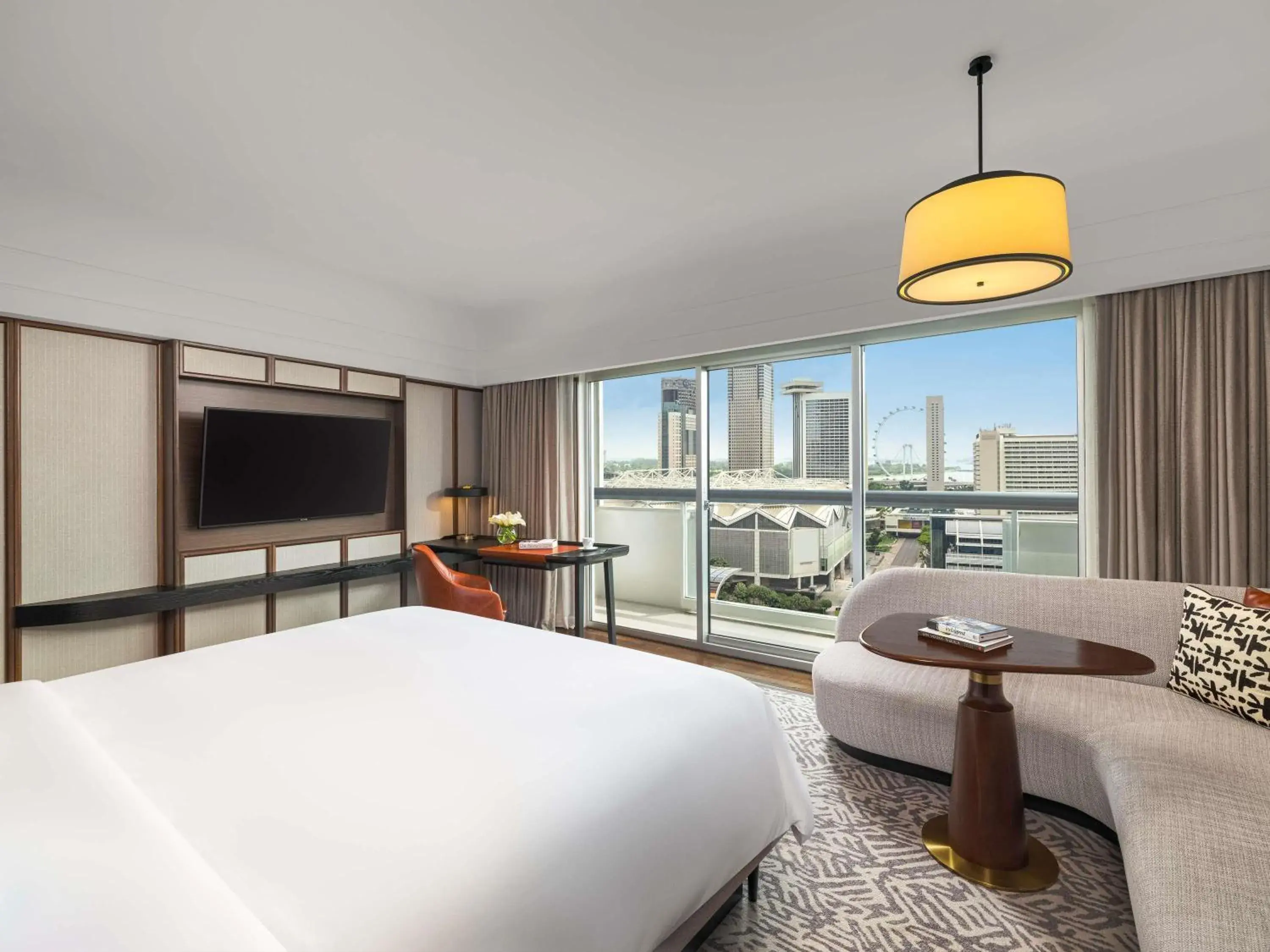 Bedroom, Bed in Fairmont Singapore Bedroom, Bed in Fairmont Singapore