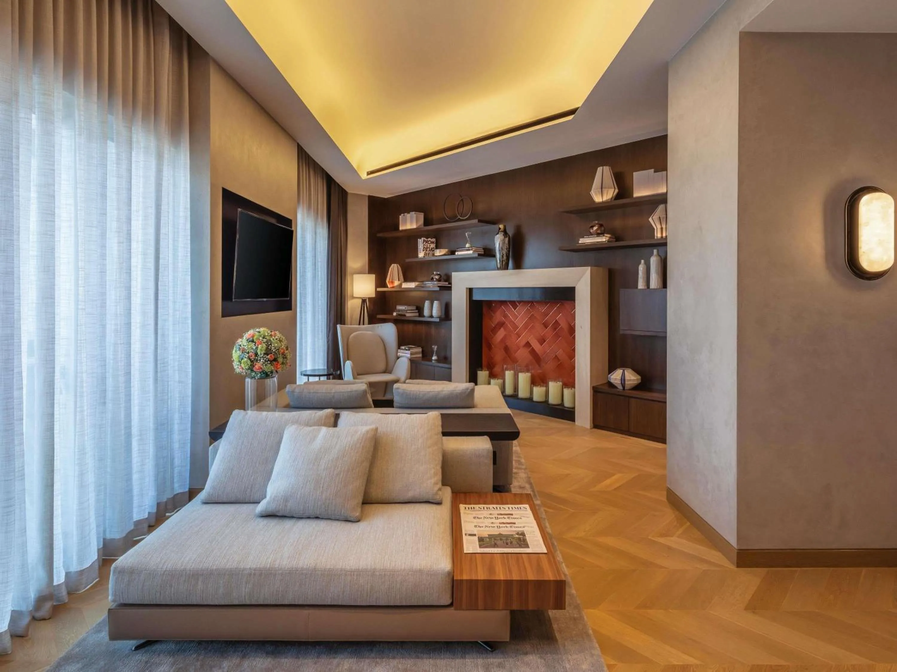 Bedroom in Fairmont Singapore