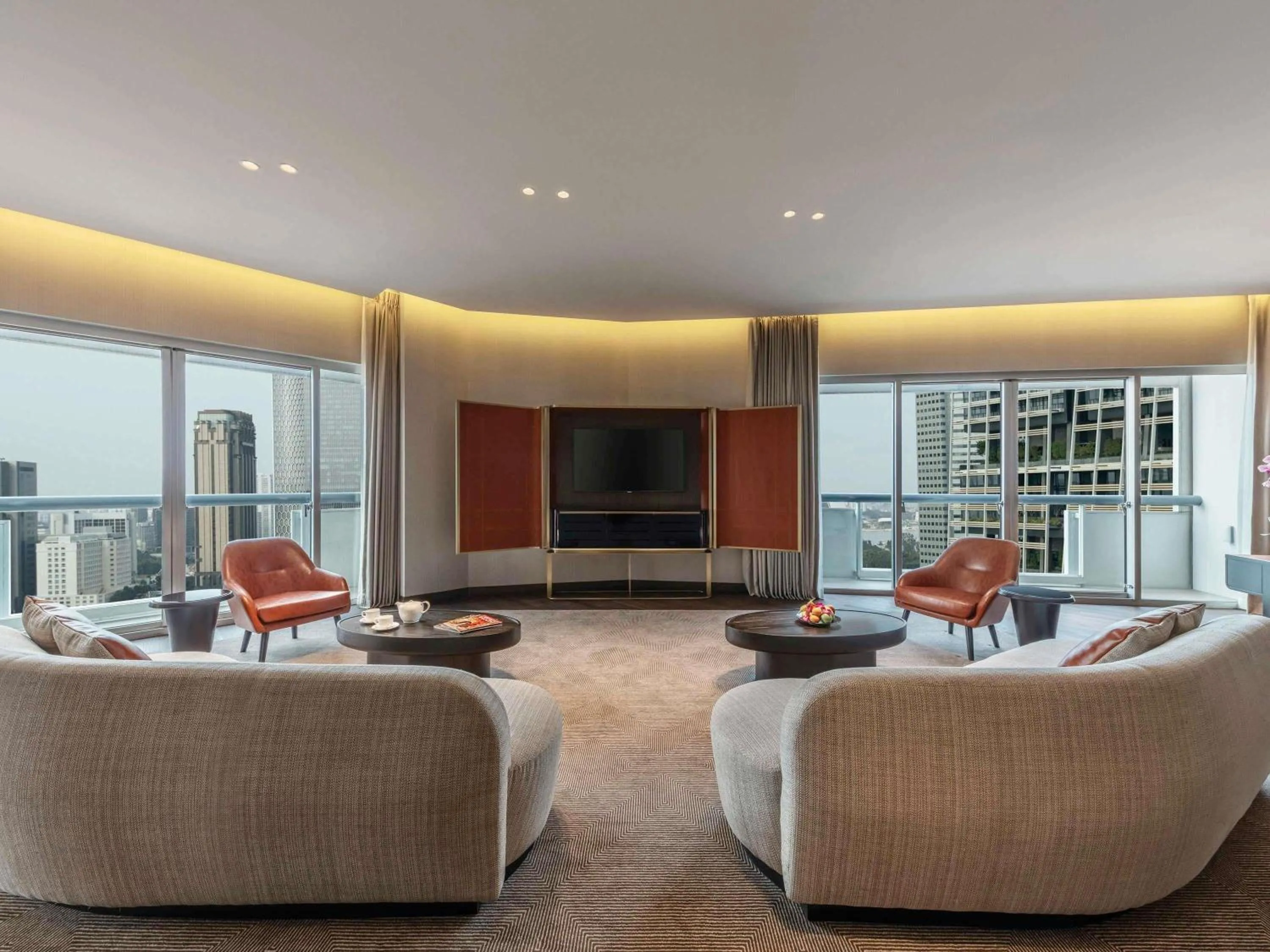 Bedroom in Fairmont Singapore