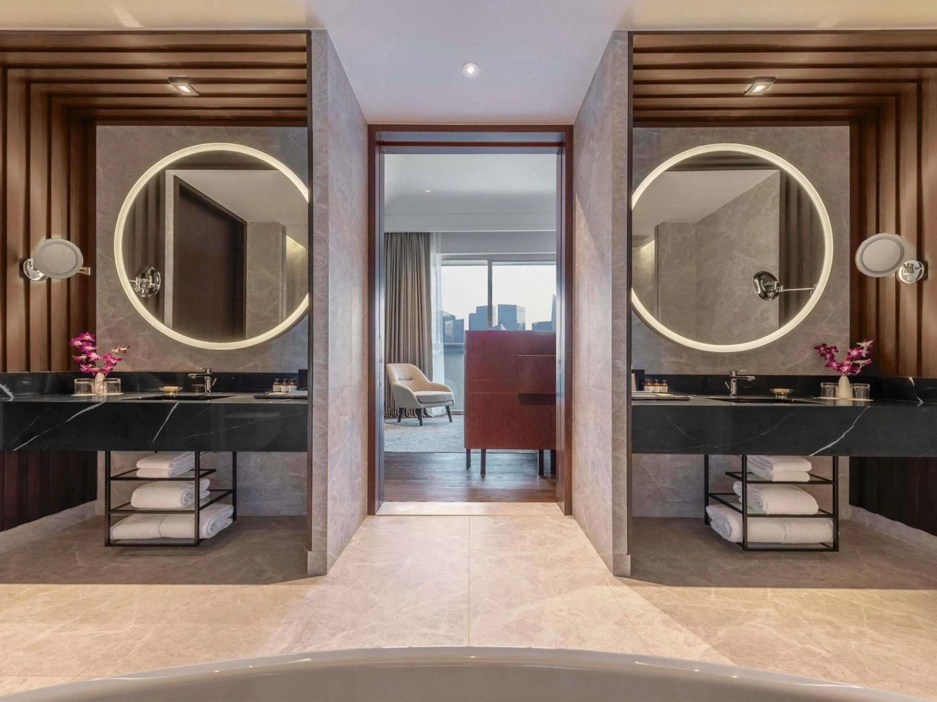 Bedroom in Fairmont Singapore