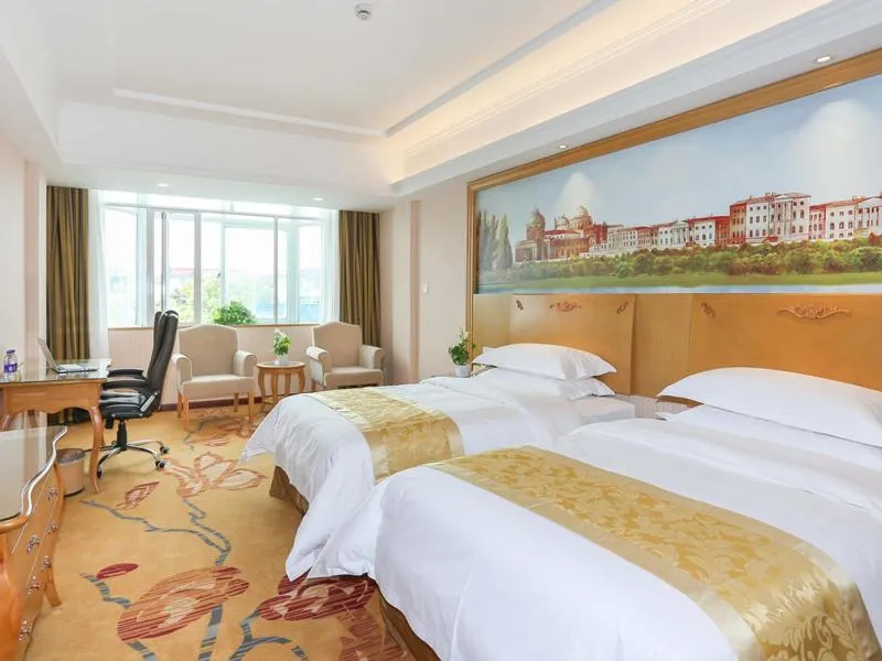 Bed in Vienna Hotel Hangzhou Xiaoshan Airport