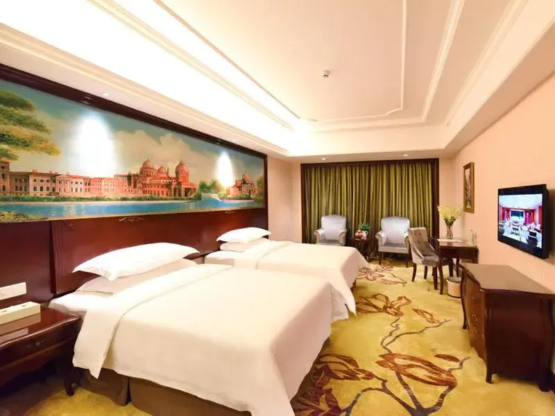 Bed in Vienna Hotel Loudi Chunyuan Pedestrian Street Bed in Vienna Hotel Loudi Chunyuan Pedestrian Street