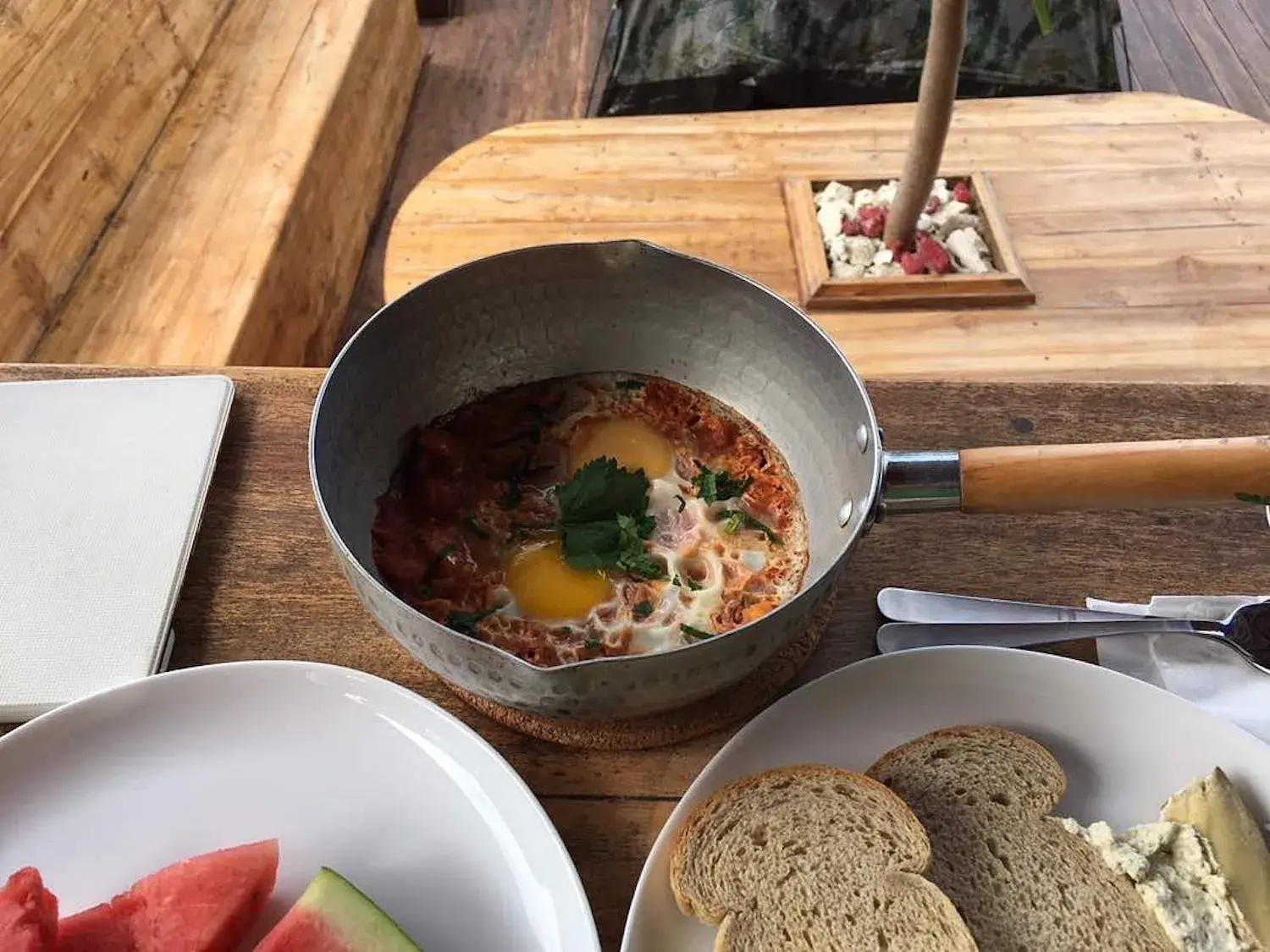 Continental breakfast in Tevana House Reef Continental breakfast in Tevana House Reef