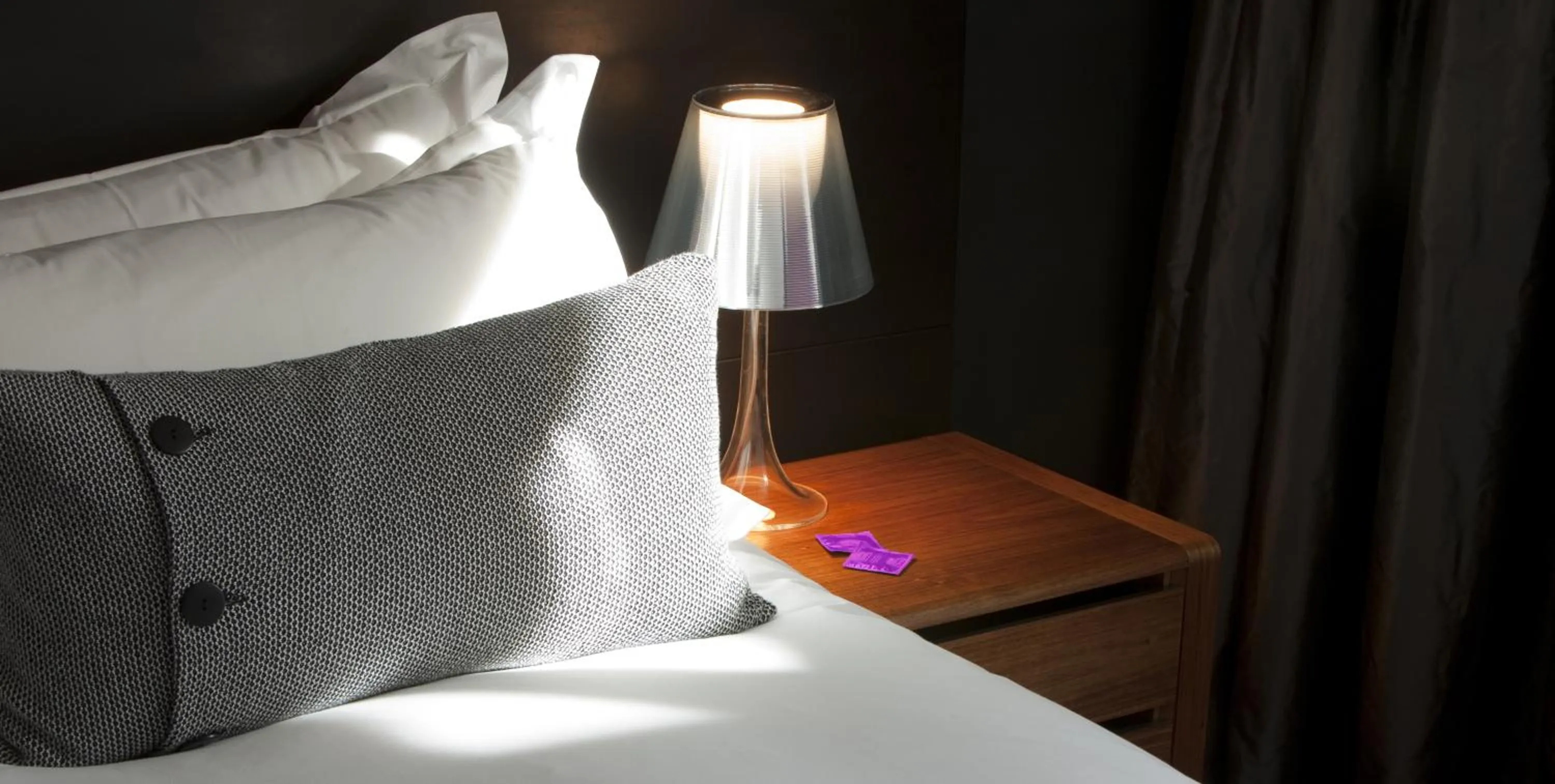 Decorative detail, Bed in MONA Pavilions