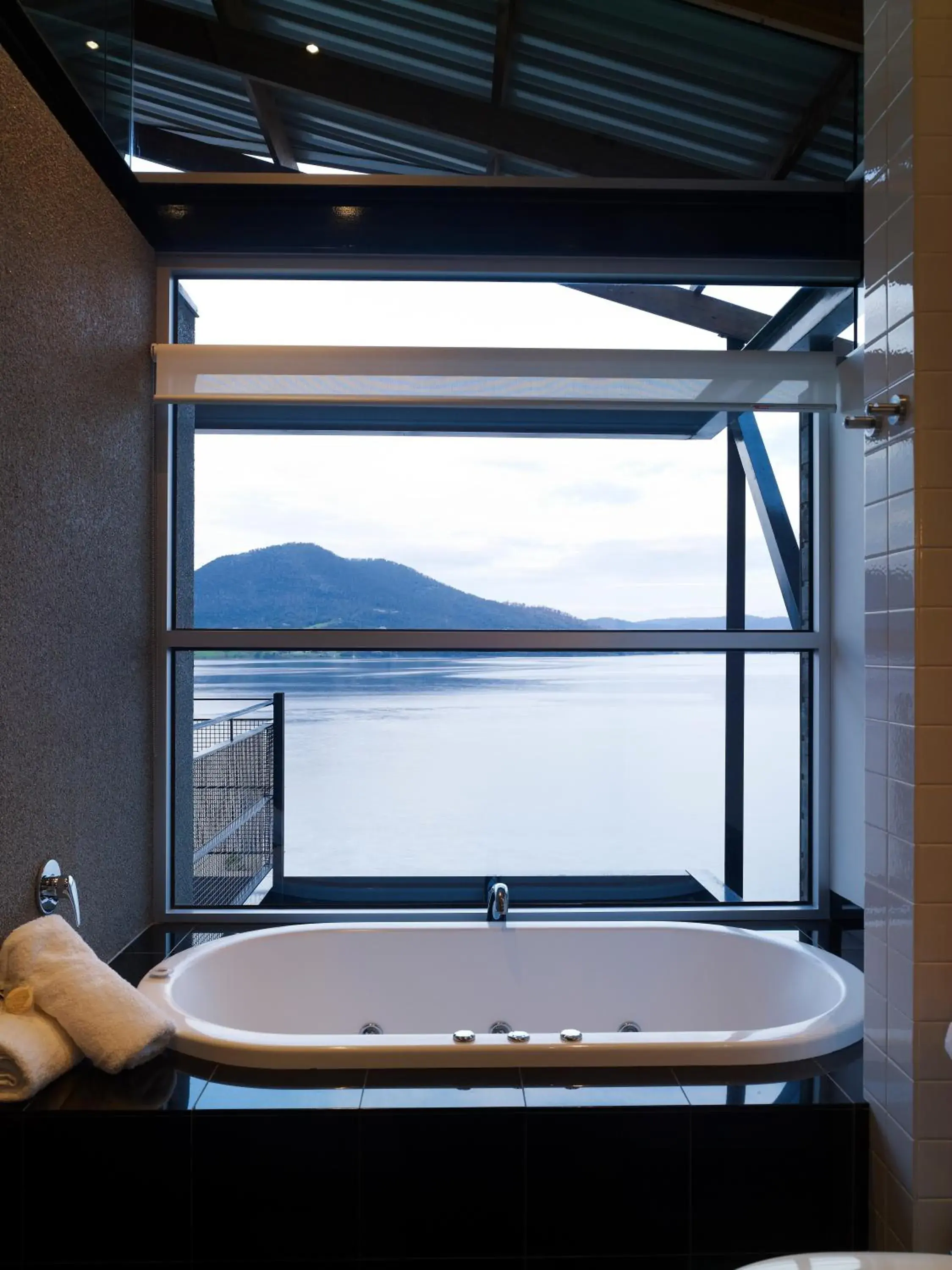 Bathroom in MONA Pavilions Bathroom in MONA Pavilions