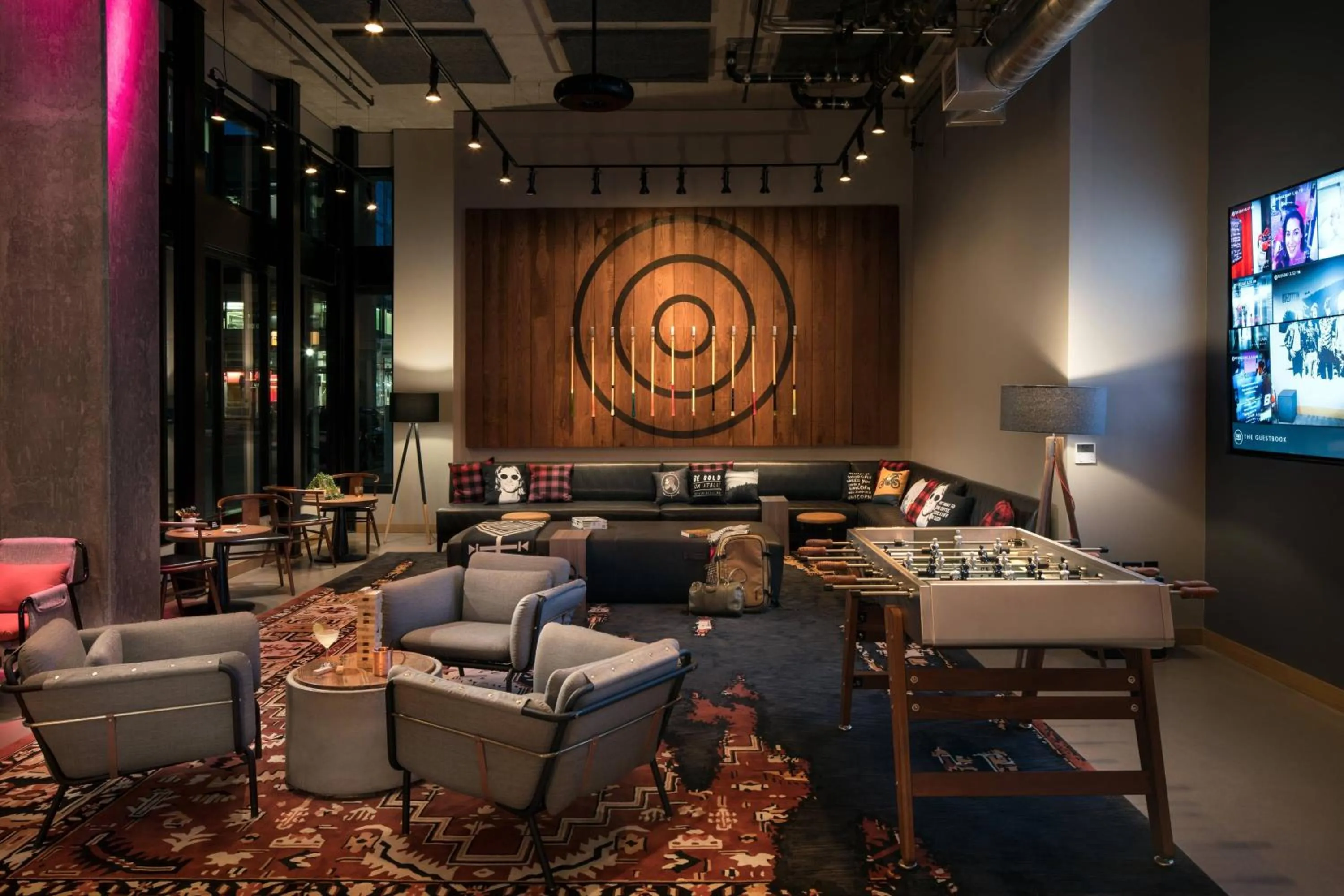 Lobby or reception in MOXY Seattle Downtown