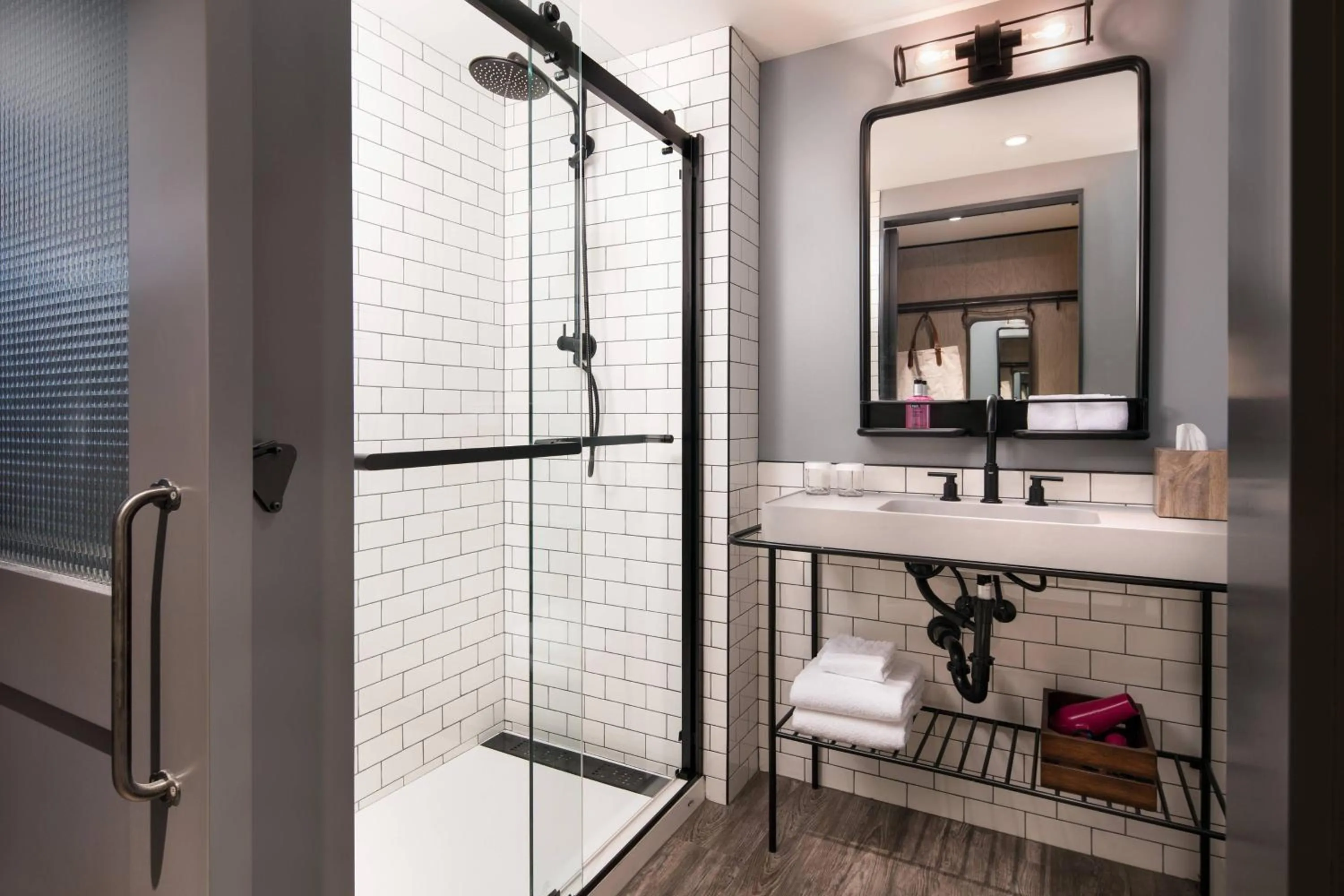 Bathroom in MOXY Seattle Downtown