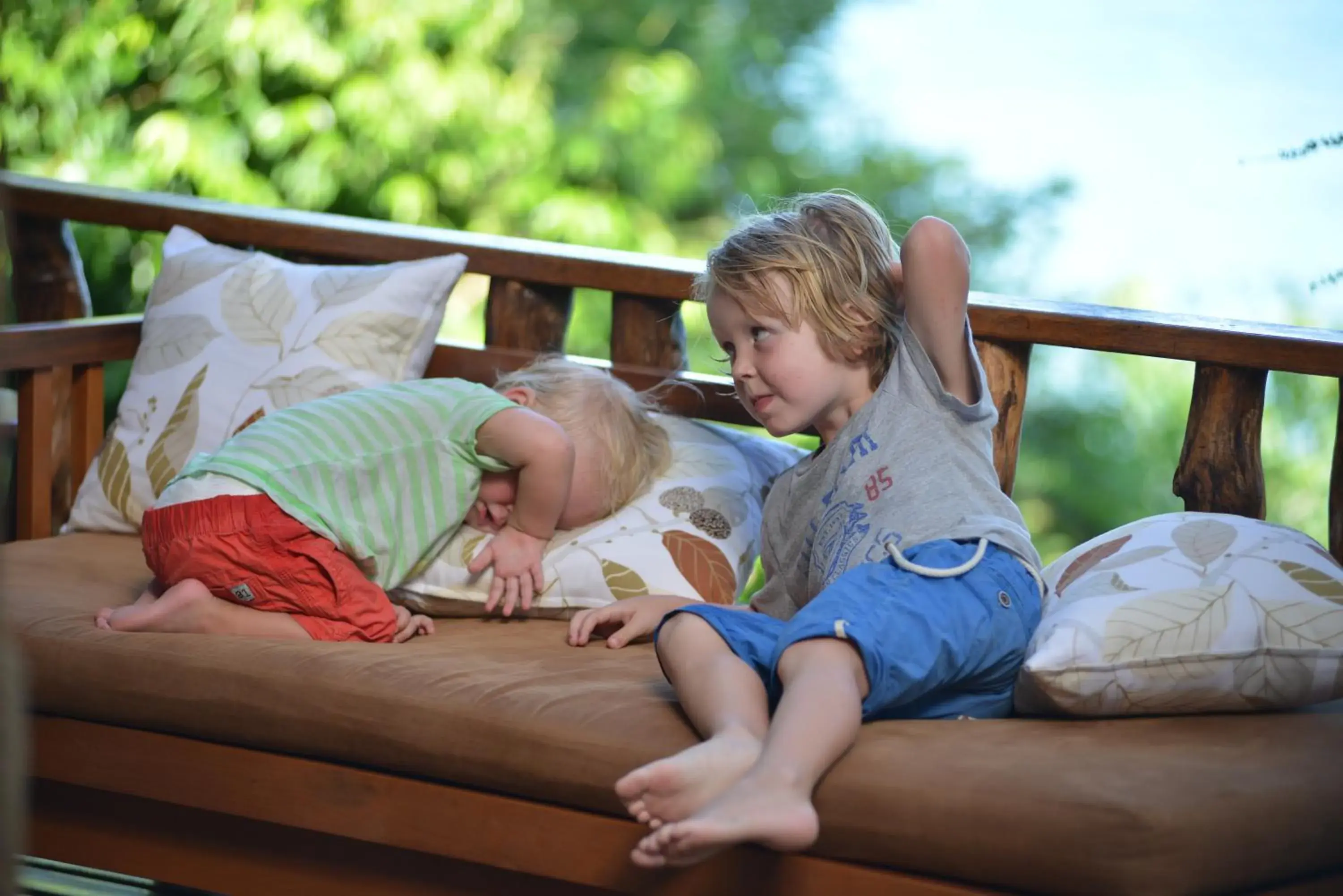 young children in Railay Great View Resort young children in Railay Great View Resort
