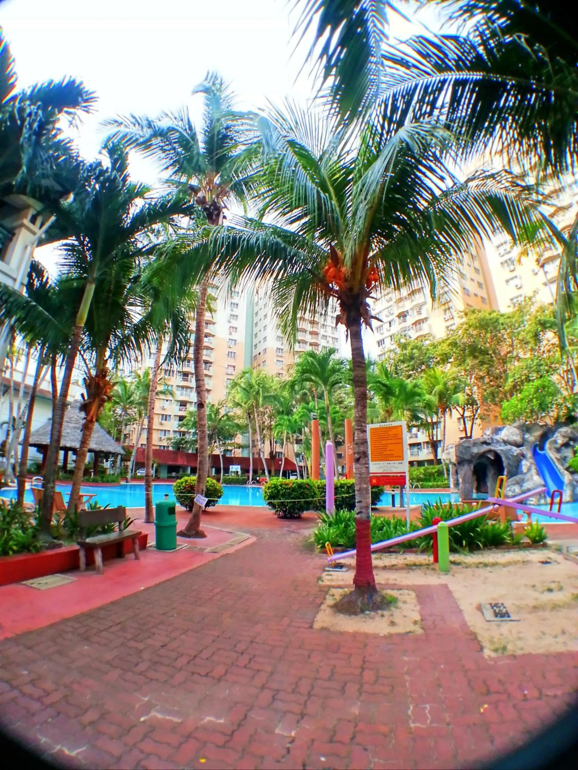Children play ground in Malacca Hotel Apartment