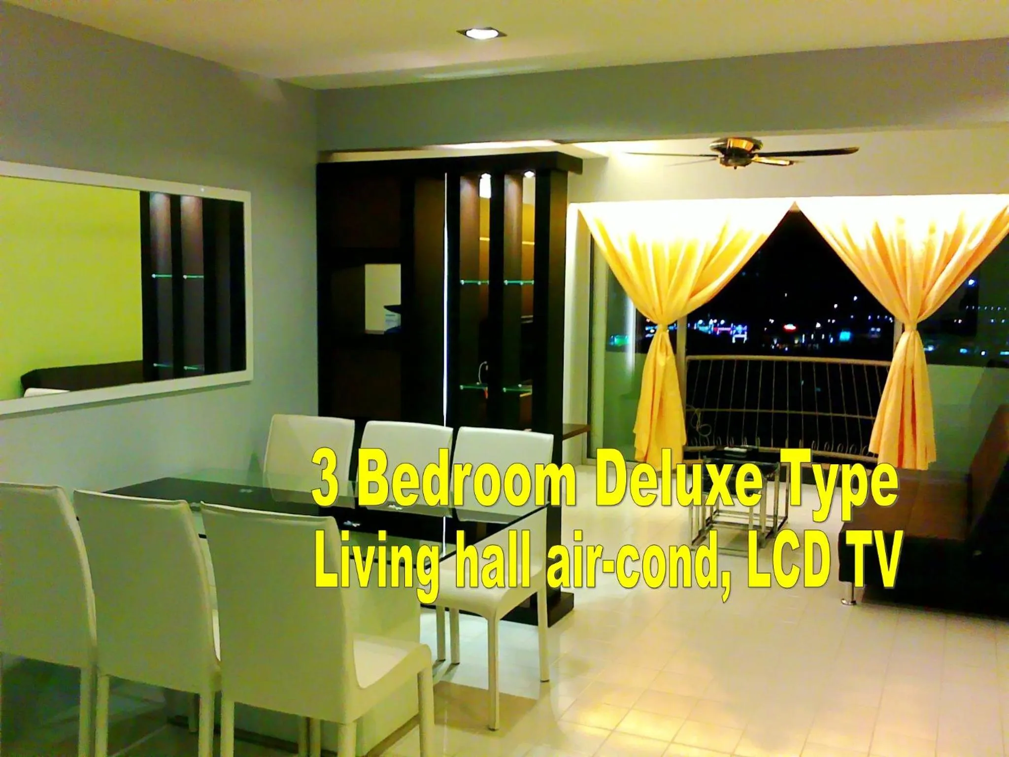 Text overlay in Malacca Hotel Apartment