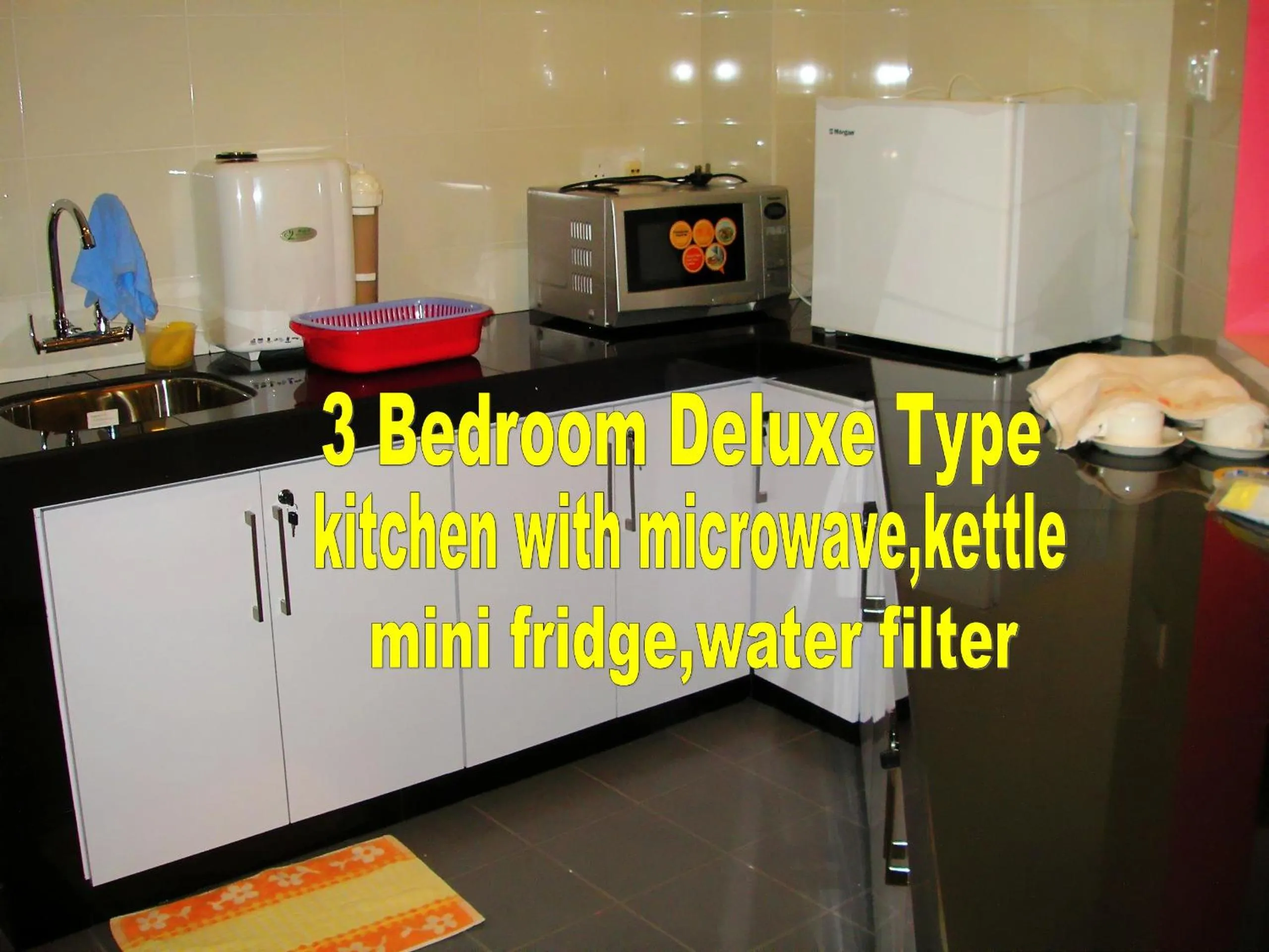 Text overlay in Malacca Hotel Apartment