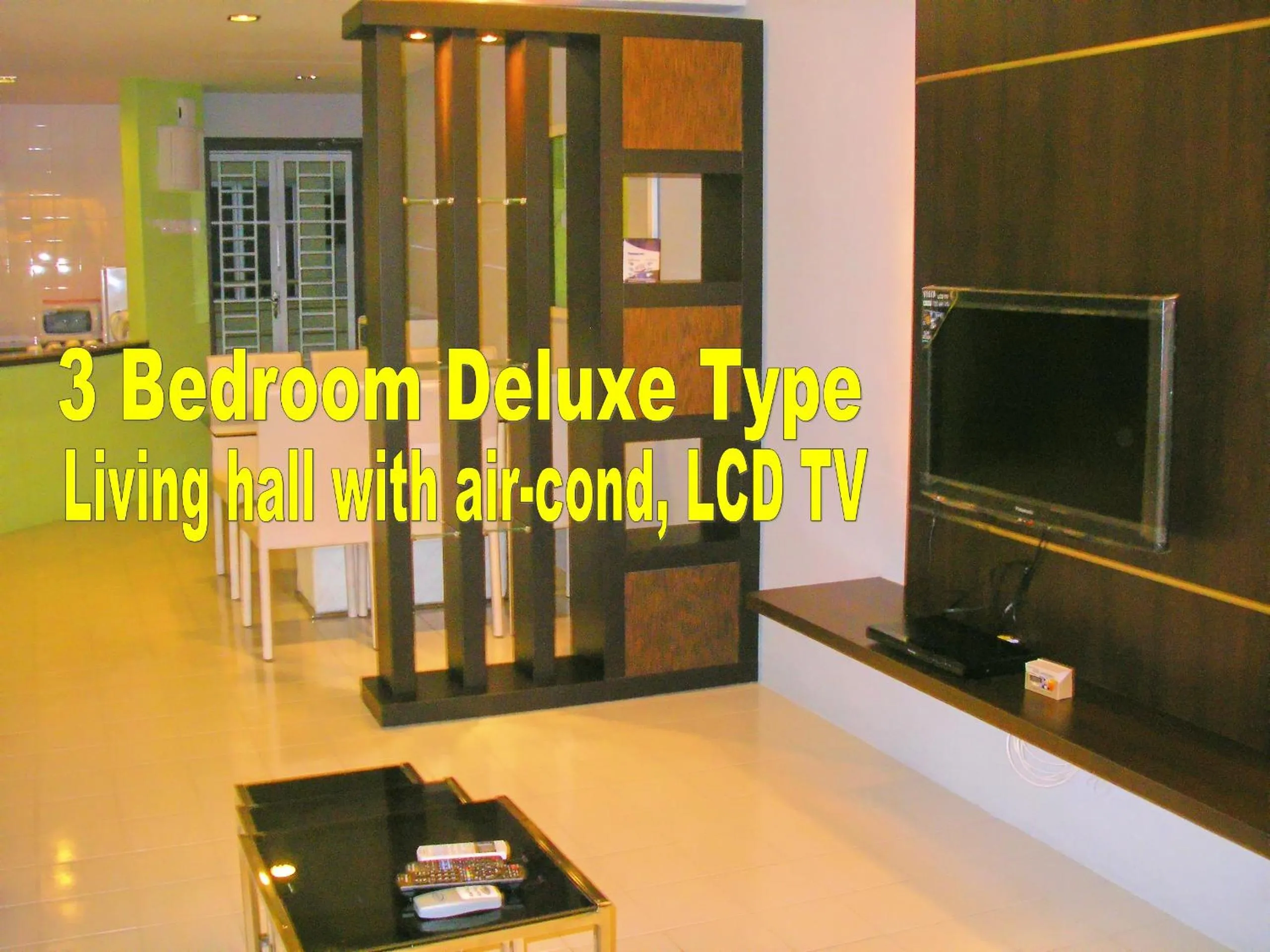 Text overlay in Malacca Hotel Apartment