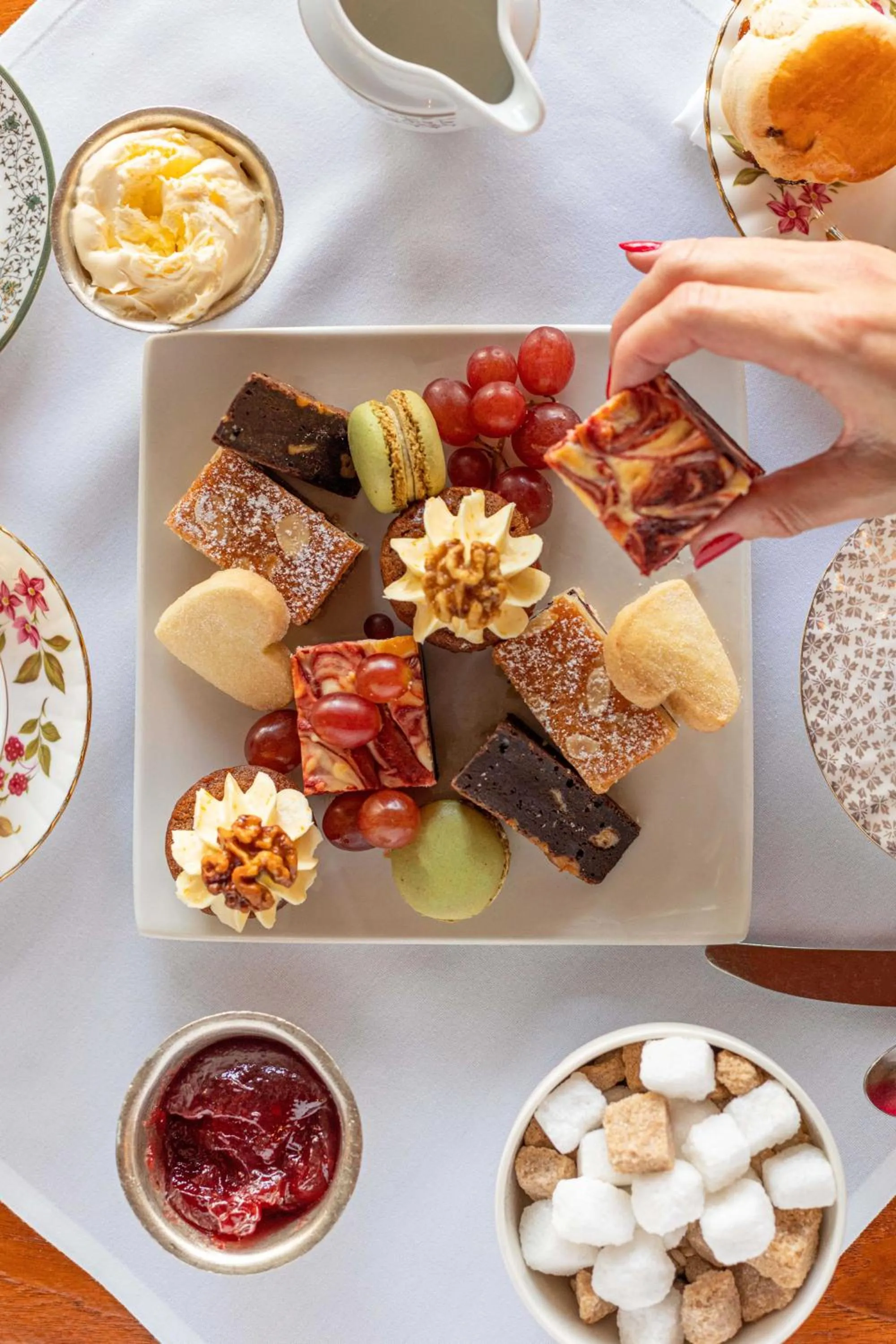 Food close-up in Knoll House