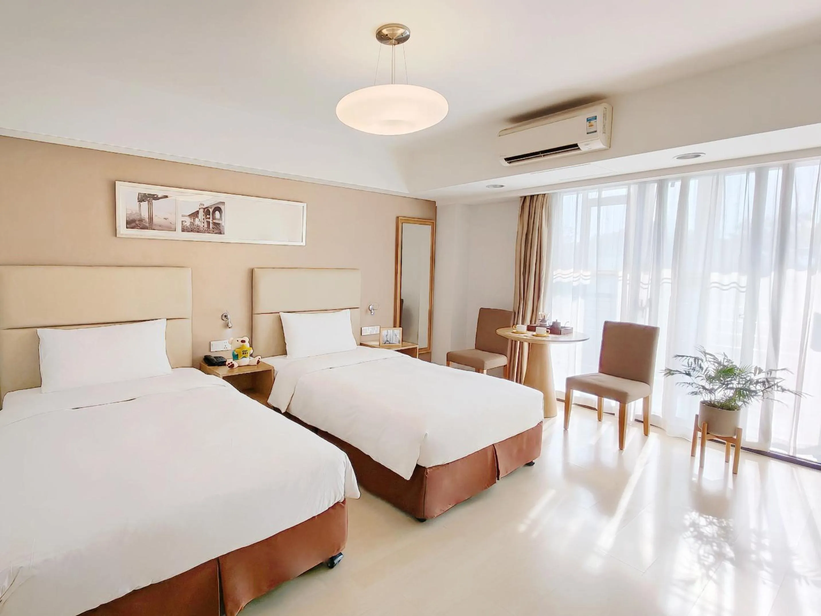 Bedroom, Bed in Citadines Zhuankou Wuhan