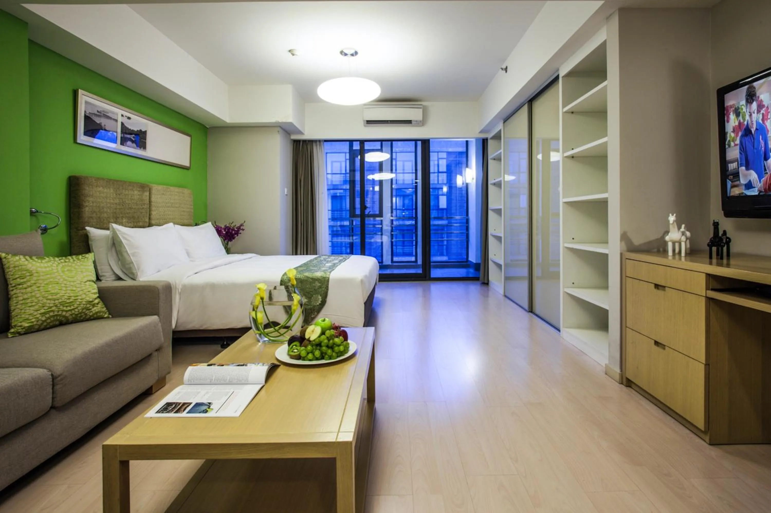 Bedroom in Citadines Zhuankou Wuhan