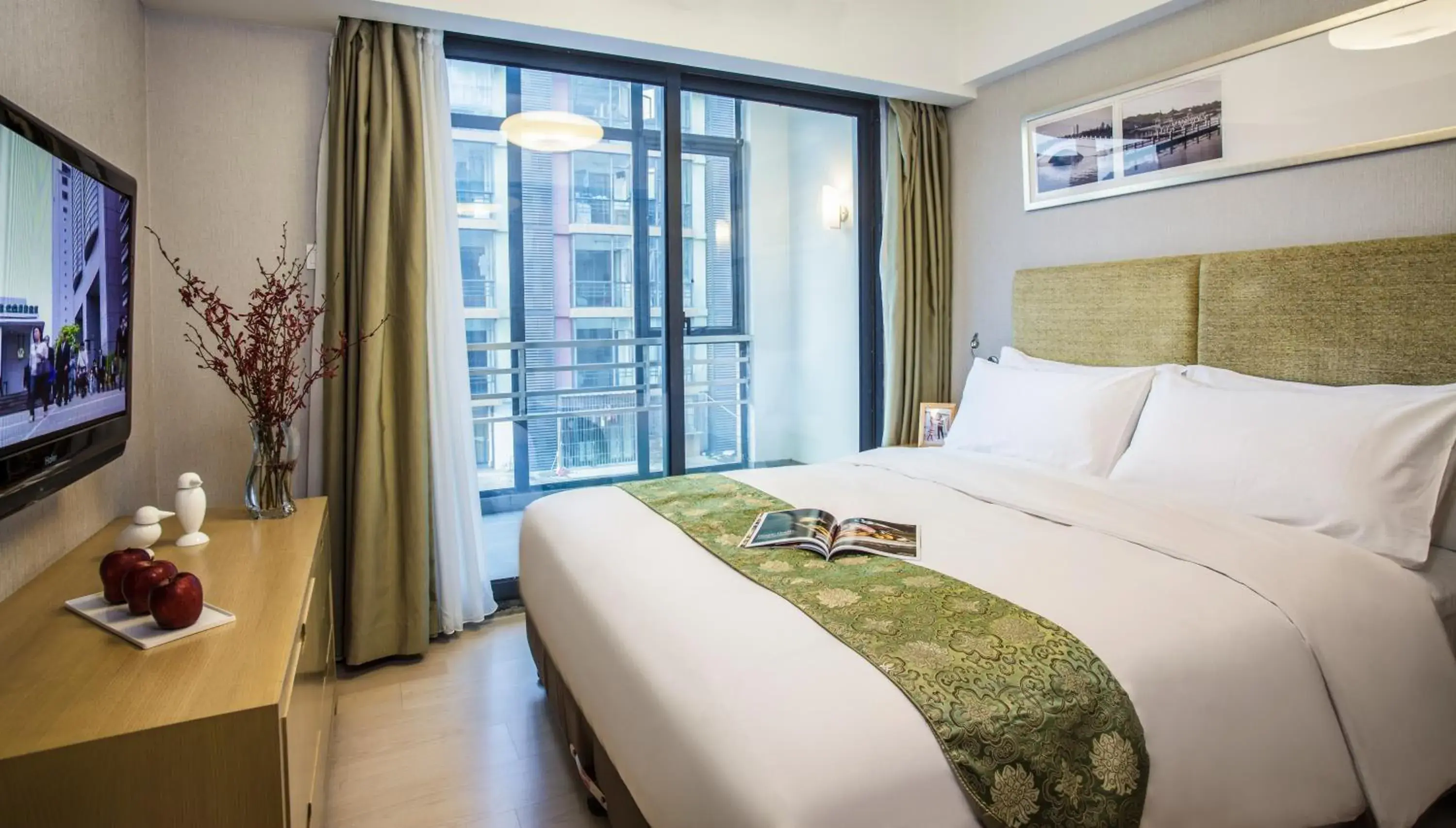 Bed in Citadines Zhuankou Wuhan Bed in Citadines Zhuankou Wuhan