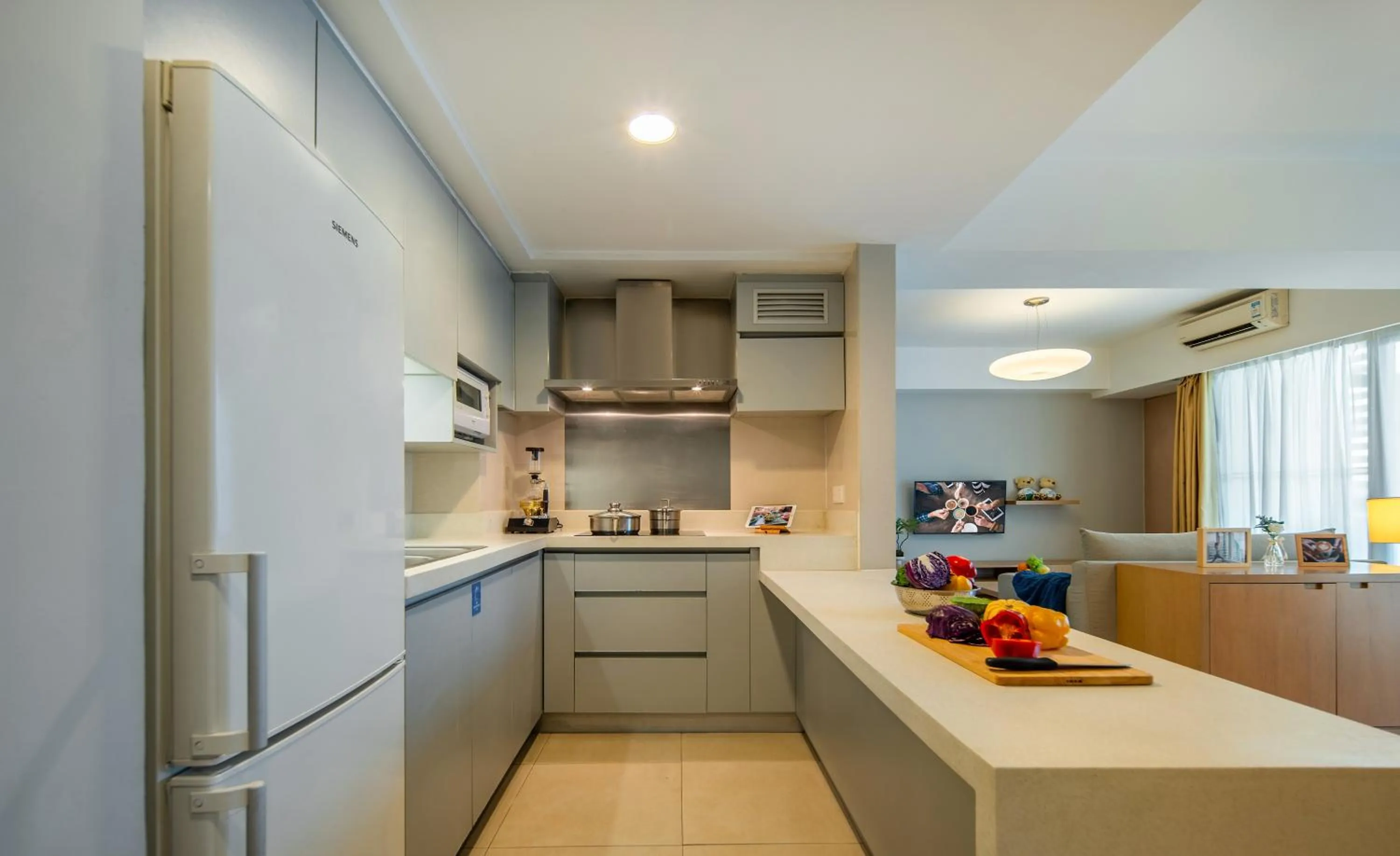 Kitchen or kitchenette in Citadines Zhuankou Wuhan