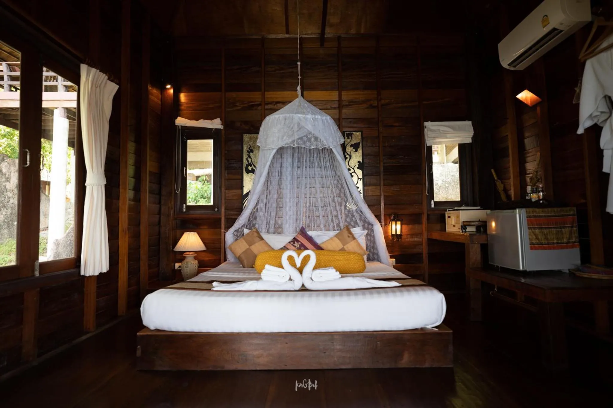 Bed in Sensi Paradise Beach Resort