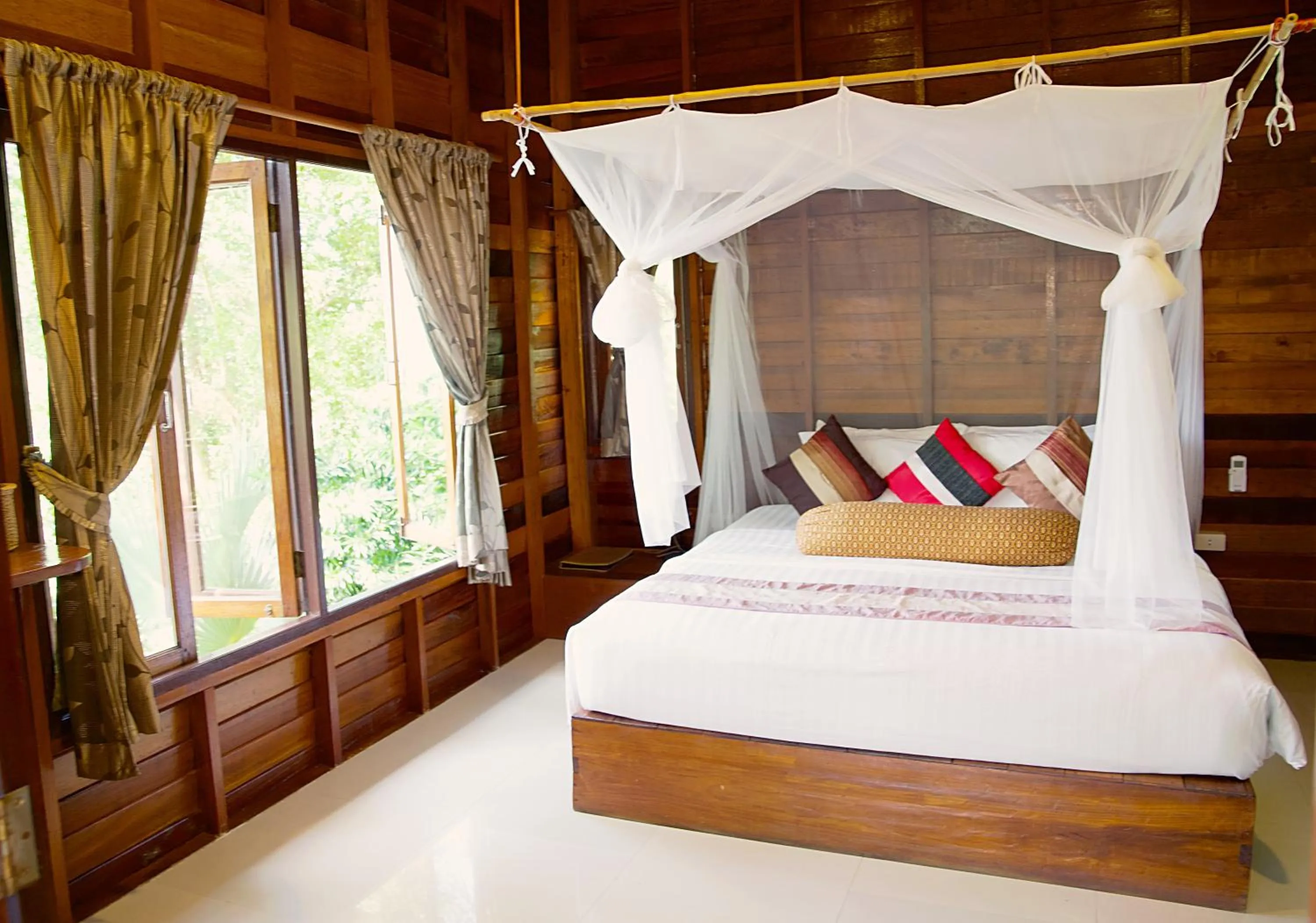 Bed in Sensi Paradise Beach Resort